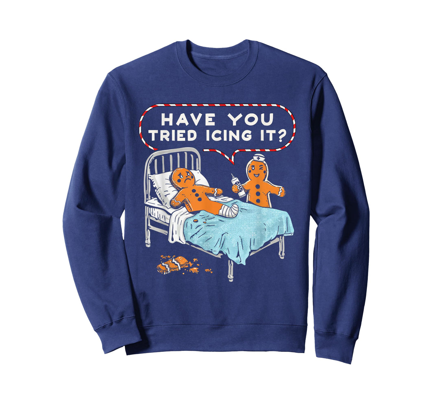 Have You Tried Icing It Gingerbread Nurse Christmas T-Shirt