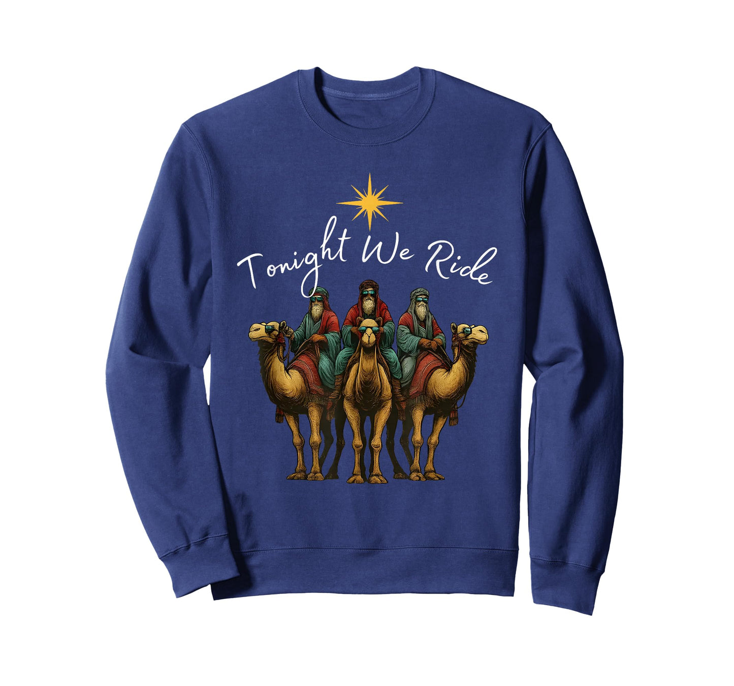 Tonight We Ride Christmas, 3 Wise Men, Christian Christmas T-Shirt
