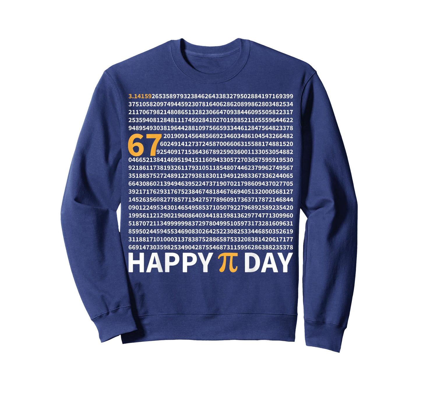 Happy Pi Day 3.14 Pi Shirt 6 7 Meme Six Seven for Students T-Shirt