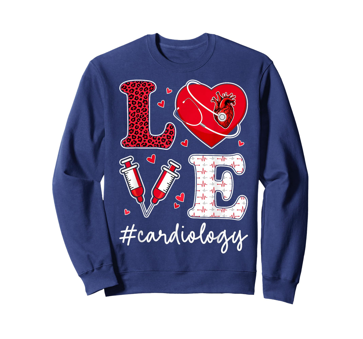 Love Cardiology - Valentine’s Day Cardiologist Couple T-Shirt