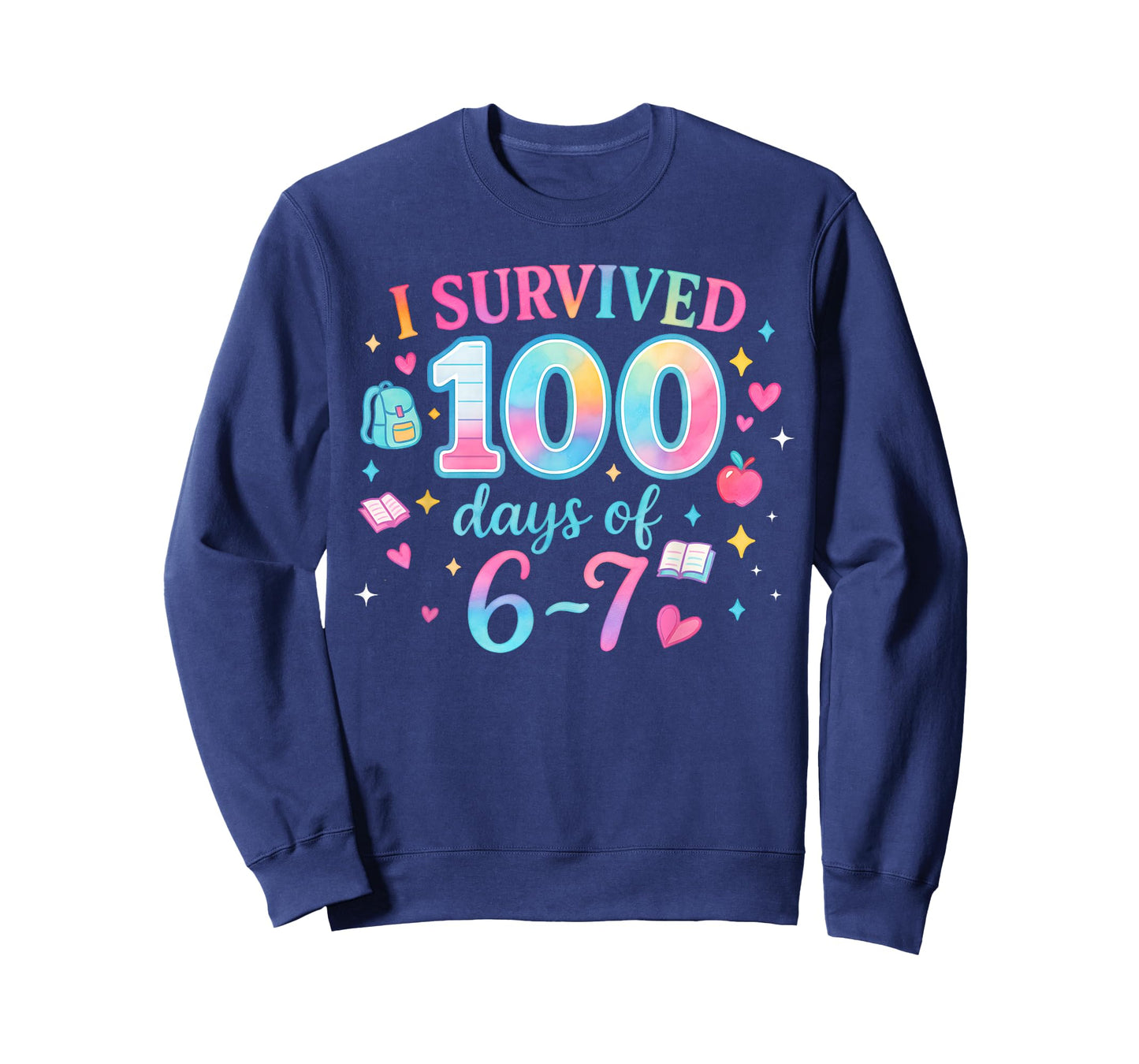 Funny 67 100th Day of School Teacher 100 Days 6 7 Meme 6-7 T-Shirt