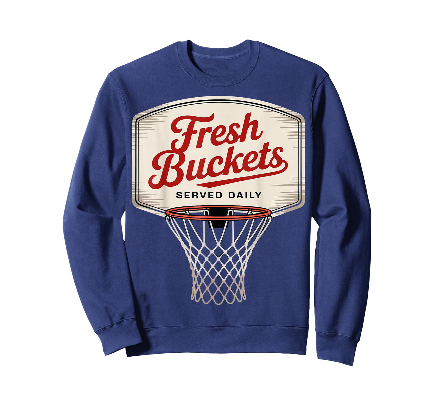 Fresh Buckets Served Daily Basketball Girl Player Fan Joke T-Shirt
