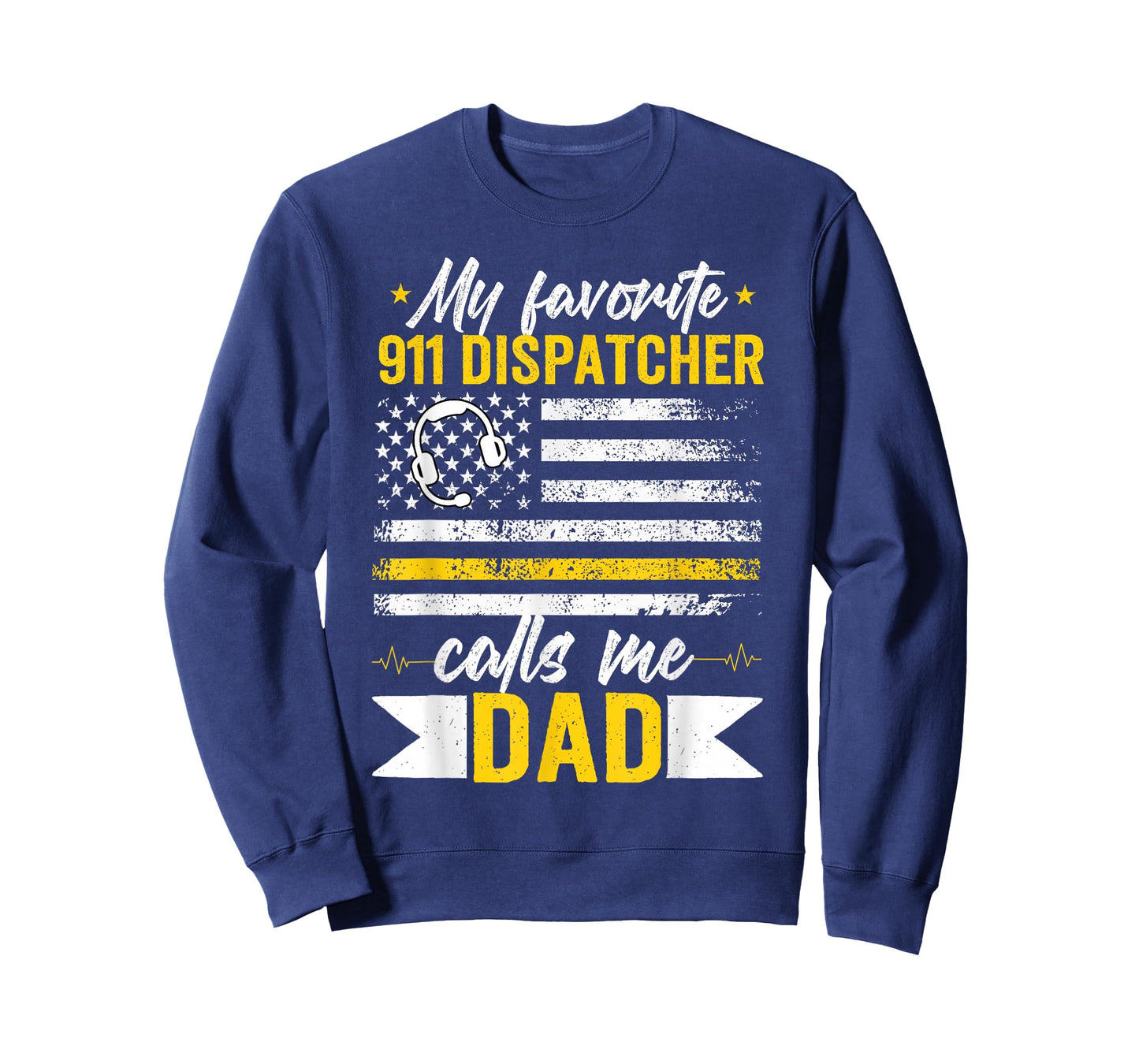 Proud 911 Dispatcher Dad of A 911 Operator Father T-Shirt