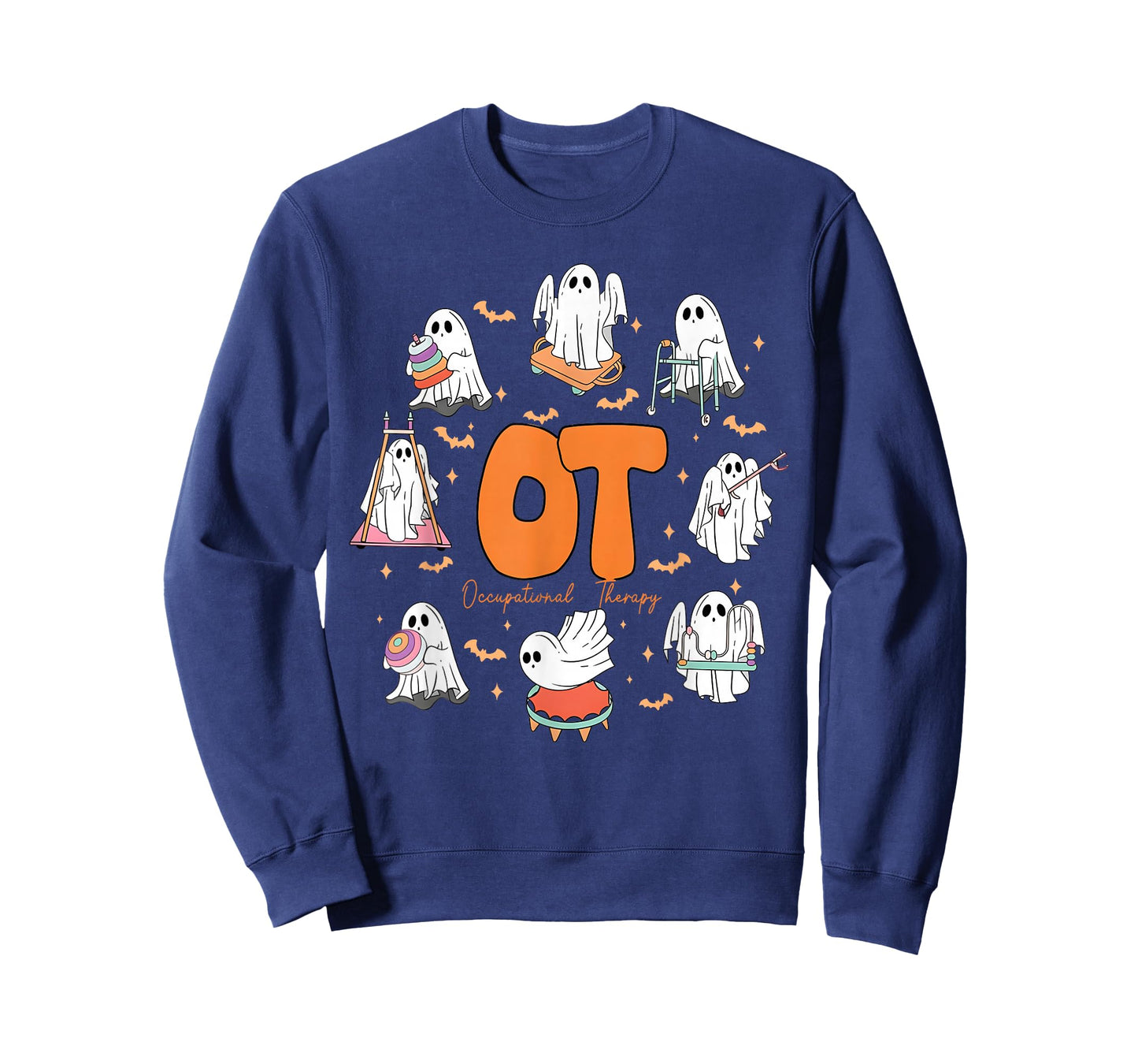 Occupational Therapy Halloween Funny Spooky Ghost OT Therapy T-Shirt