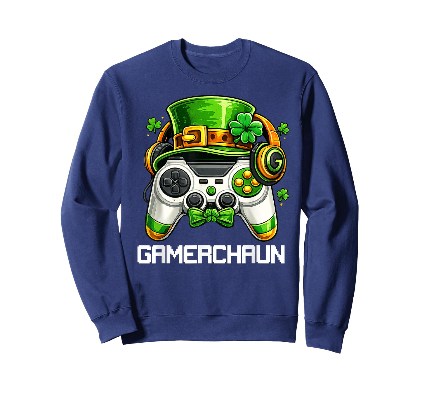 Leprechaun St Patricks Day Game Controller Gamer Boys Kids T-Shirt