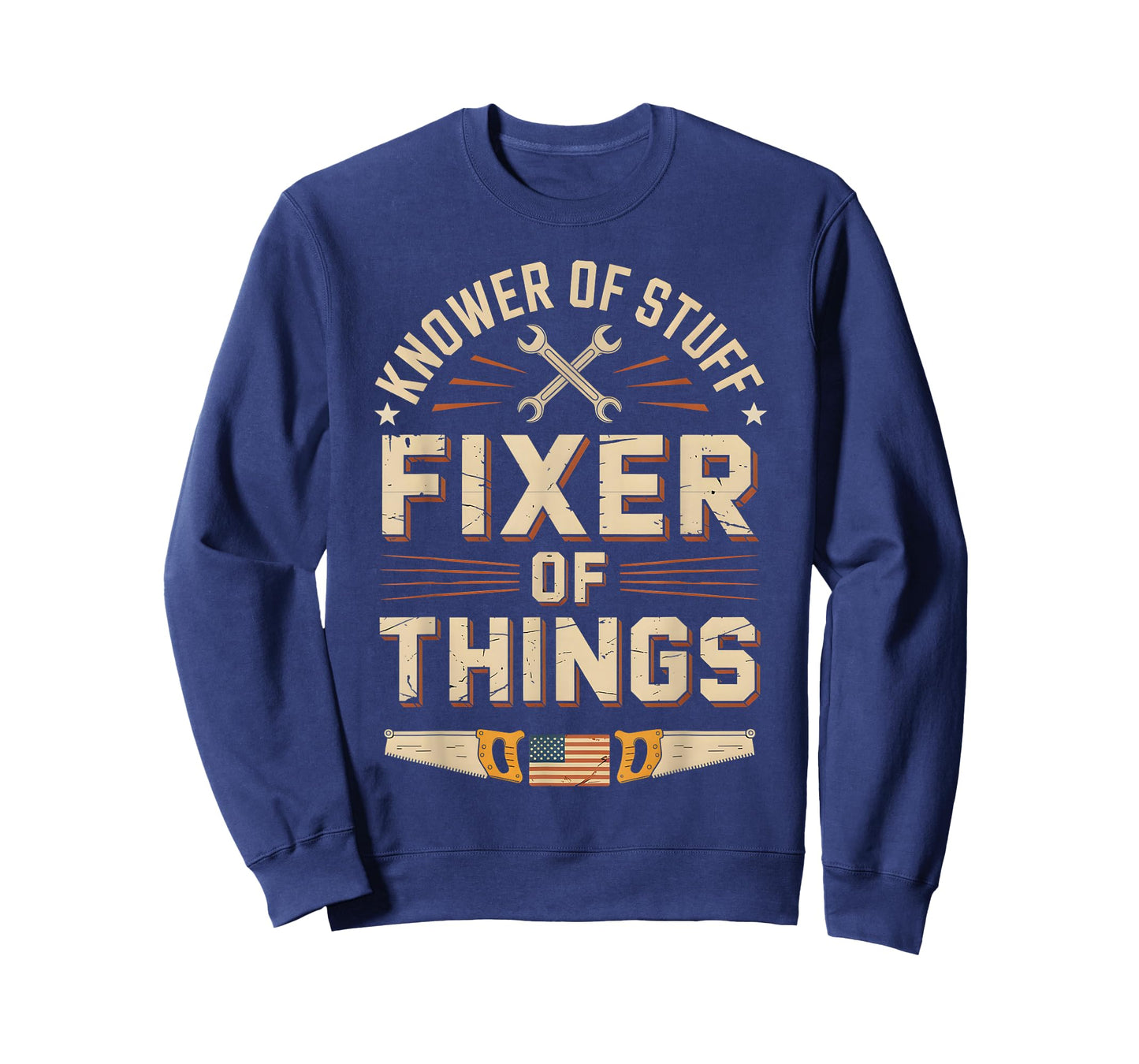 Vintage Knower of Stuff Fixer of Things Funny Dad T-Shirt