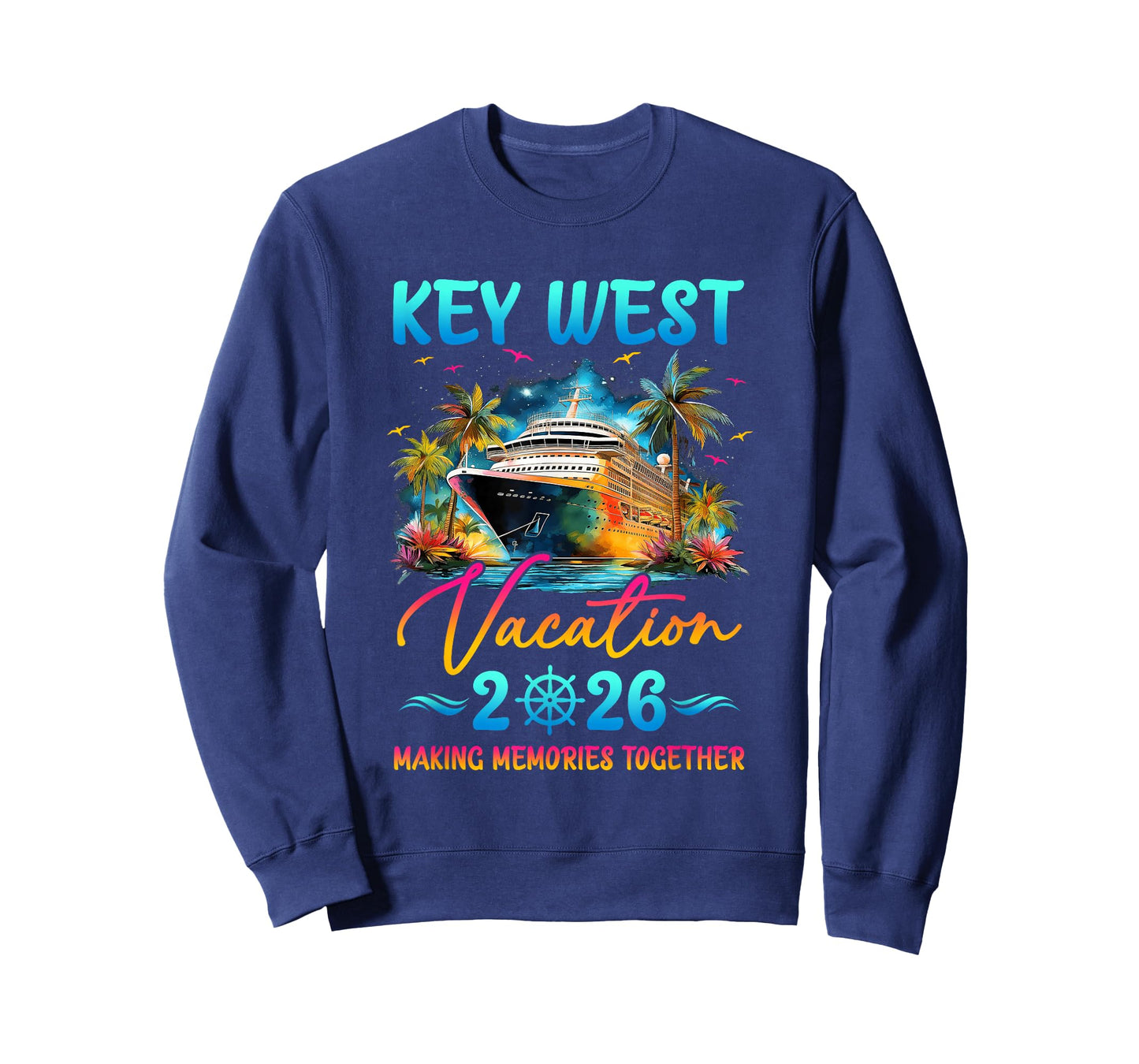Key West Family Vacation 2026 Matching Group Summer T-Shirt