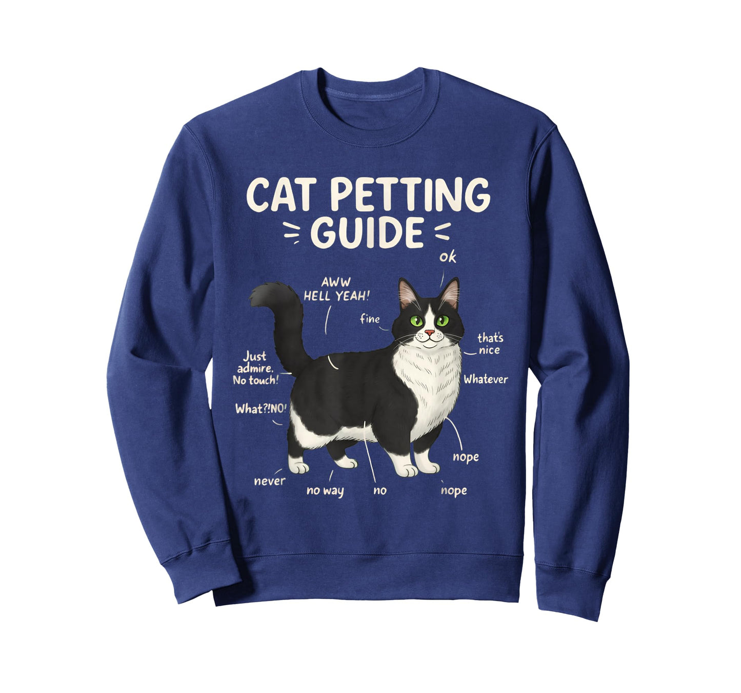 Munchkin Cat Petting Guide Funny Cat Lover T-Shirt