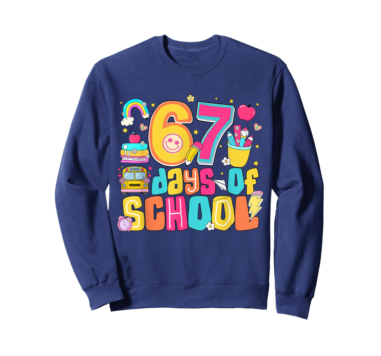 67th Day of School Shirt 67 Days Smarter Teacher Boys Girls T-Shirt