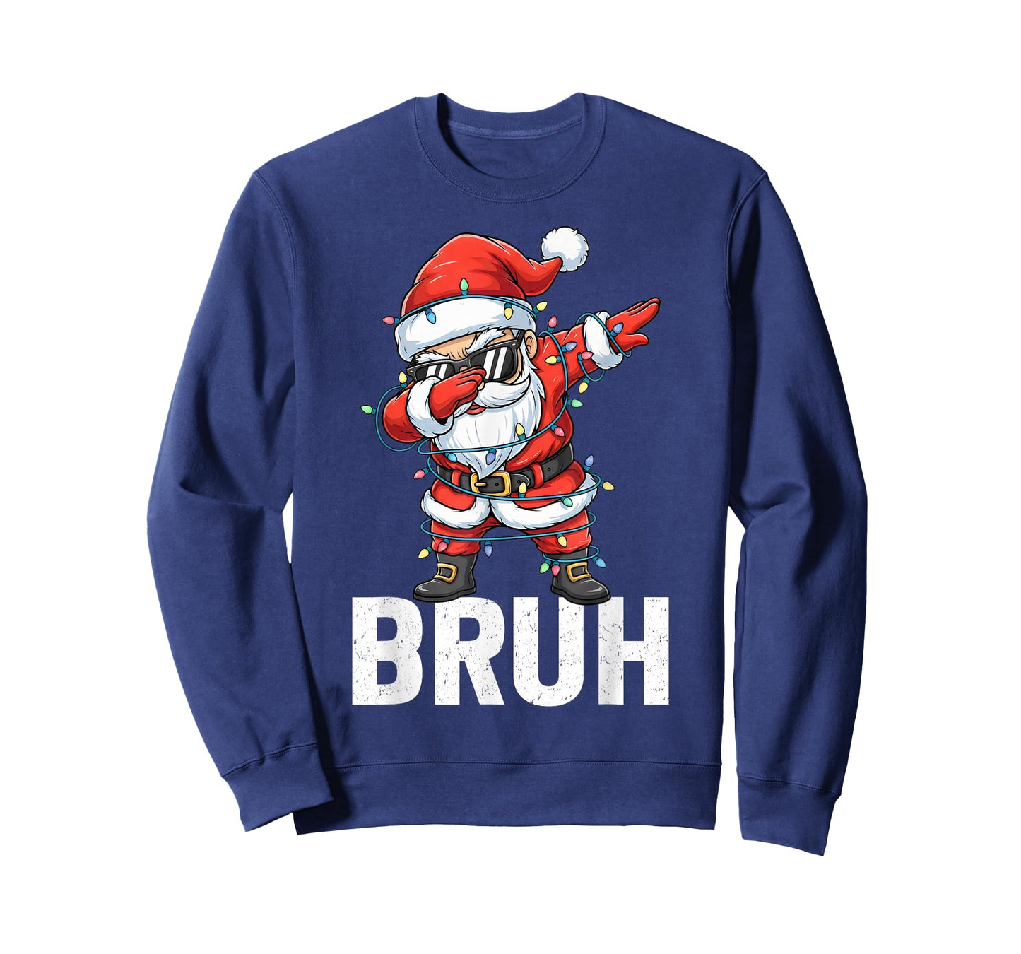 Dabbing Santa Bruh Christmas Santa Hat Xmas Dab Boys Kids T-Shirt
