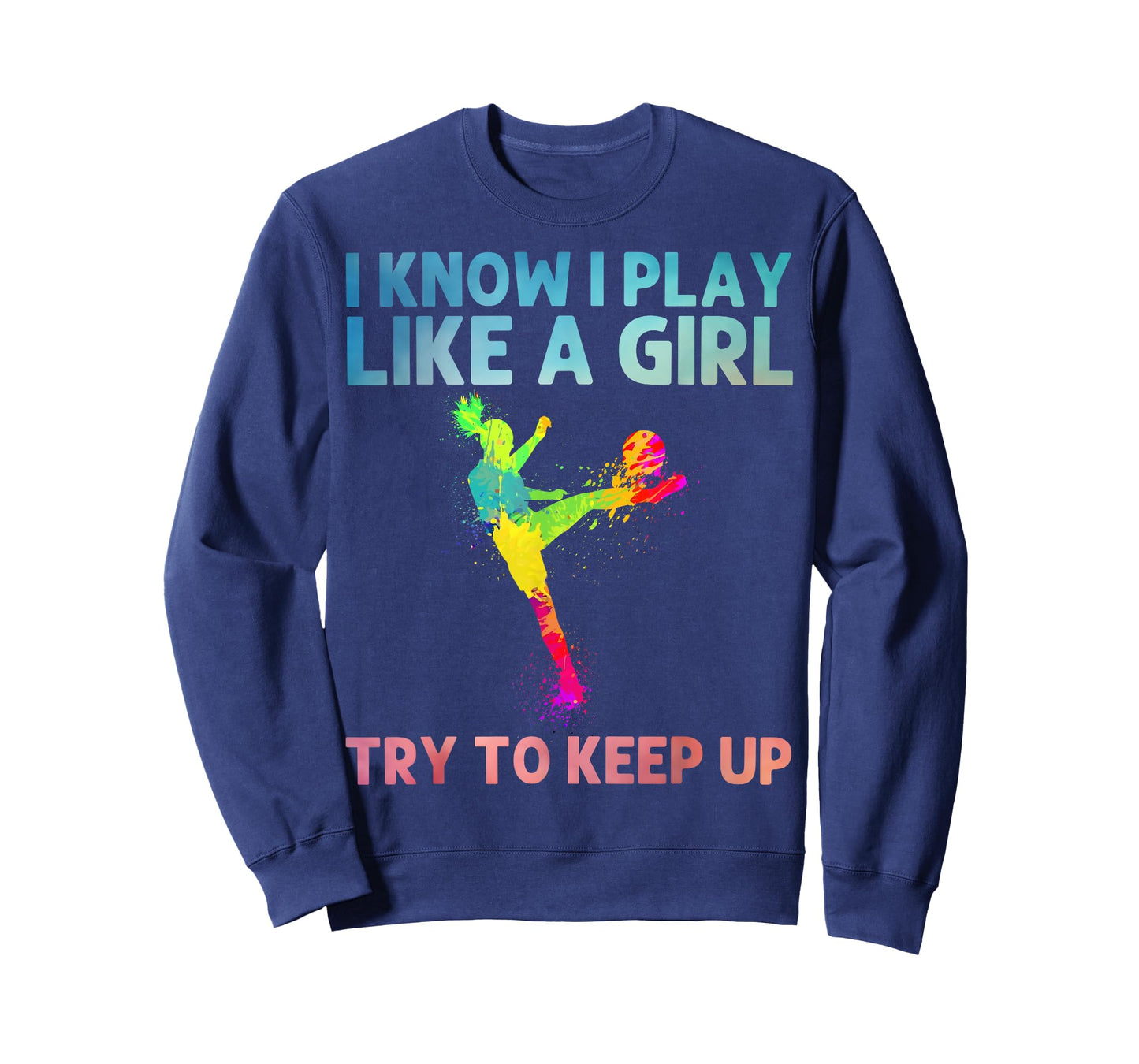 Funny Soccer Art for Women Girls Soccer Player Soccer Lover T-Shirt