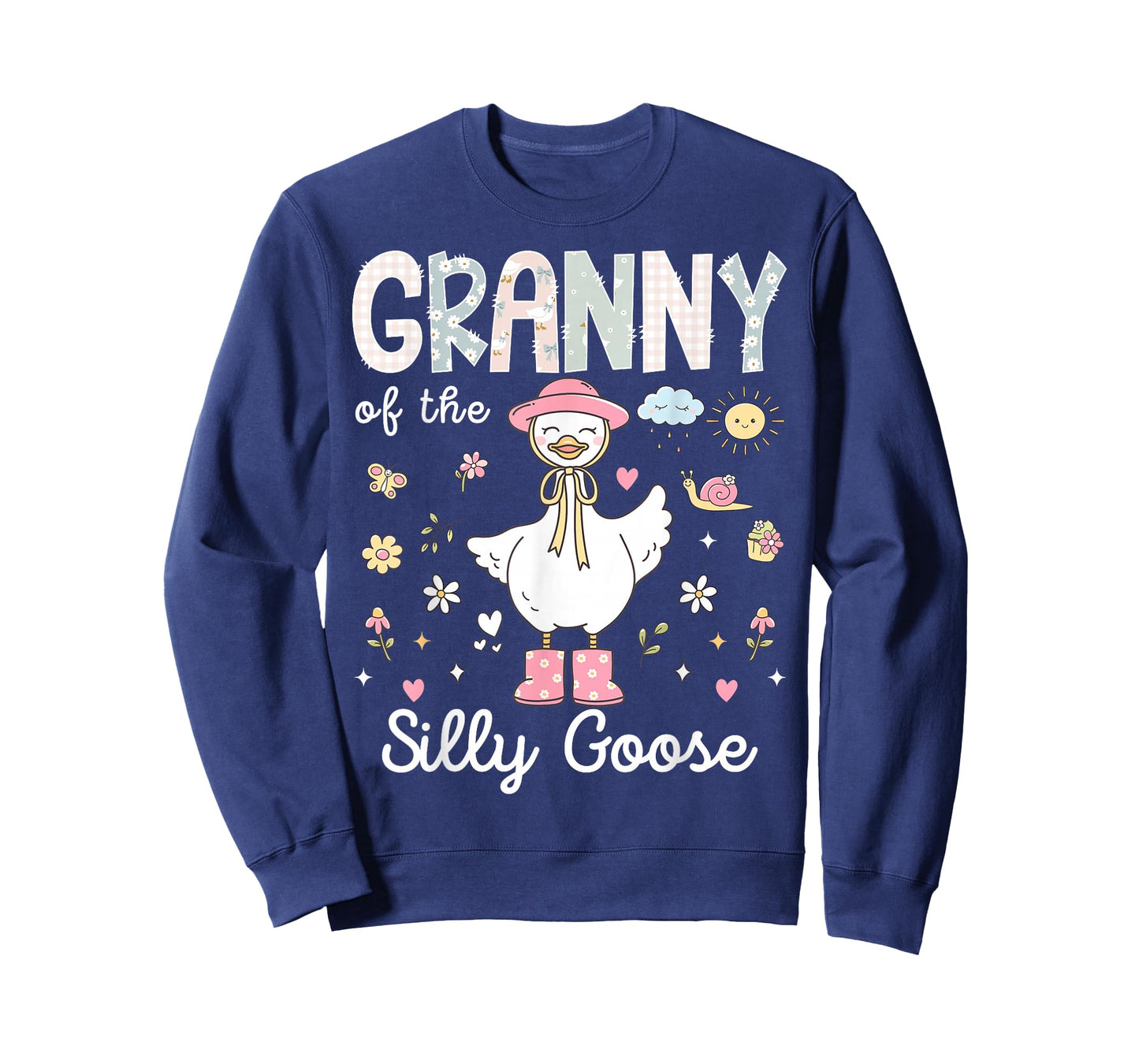 Granny of The Silly Goose 1st Birthday Girl Family Matching T-Shirt