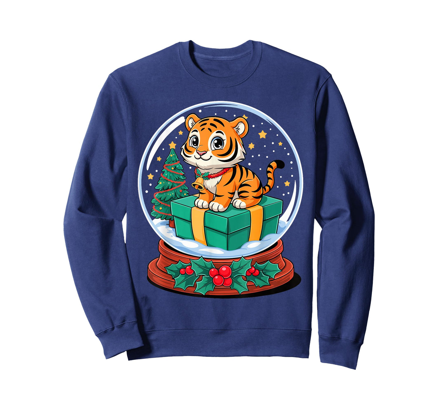 Christmas Snow Globe Tiger X-Mas Tigers T-Shirt