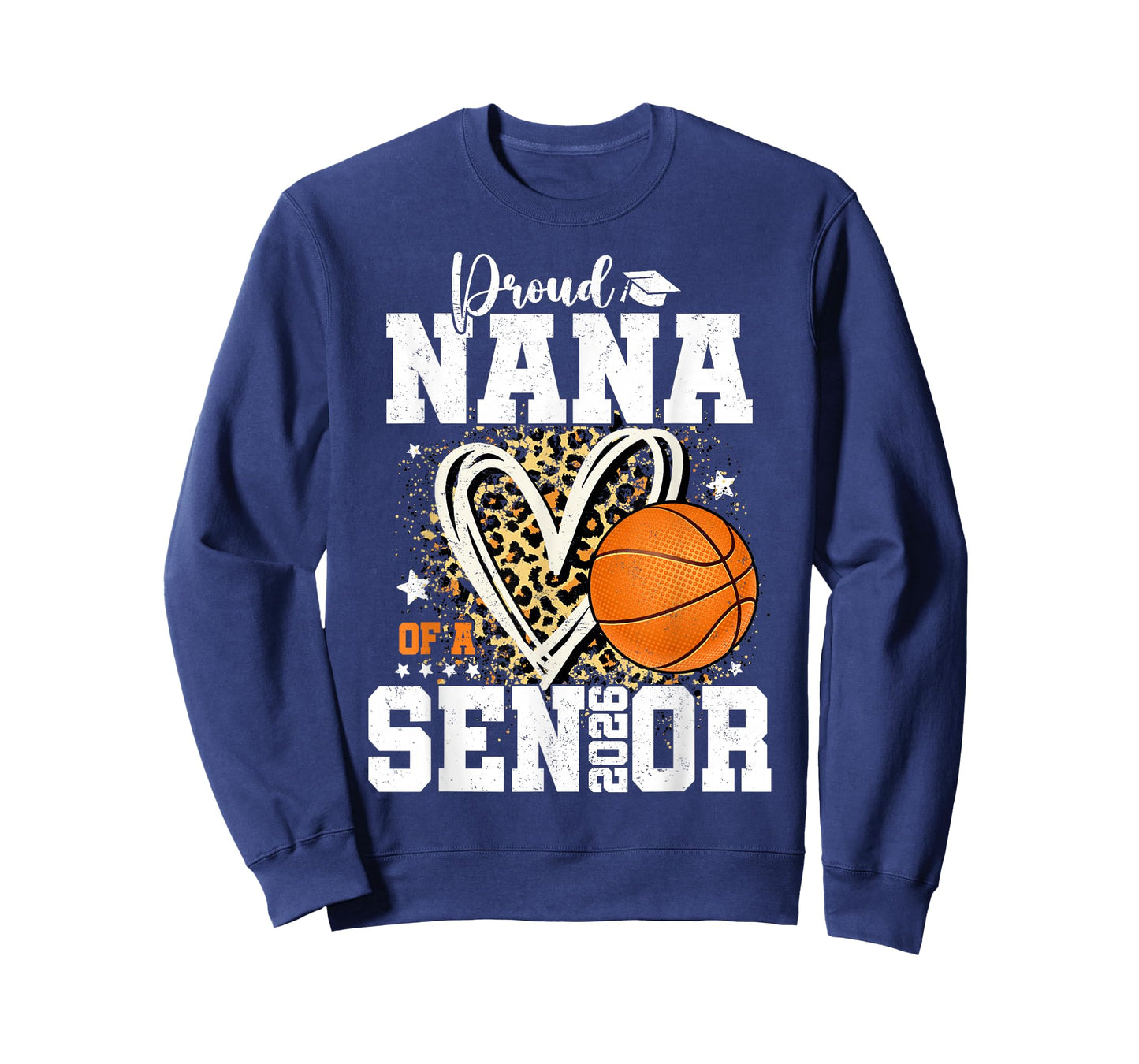 Proud Nana of A 2026 Senior Graduate Basketball Leopard T-Shirt