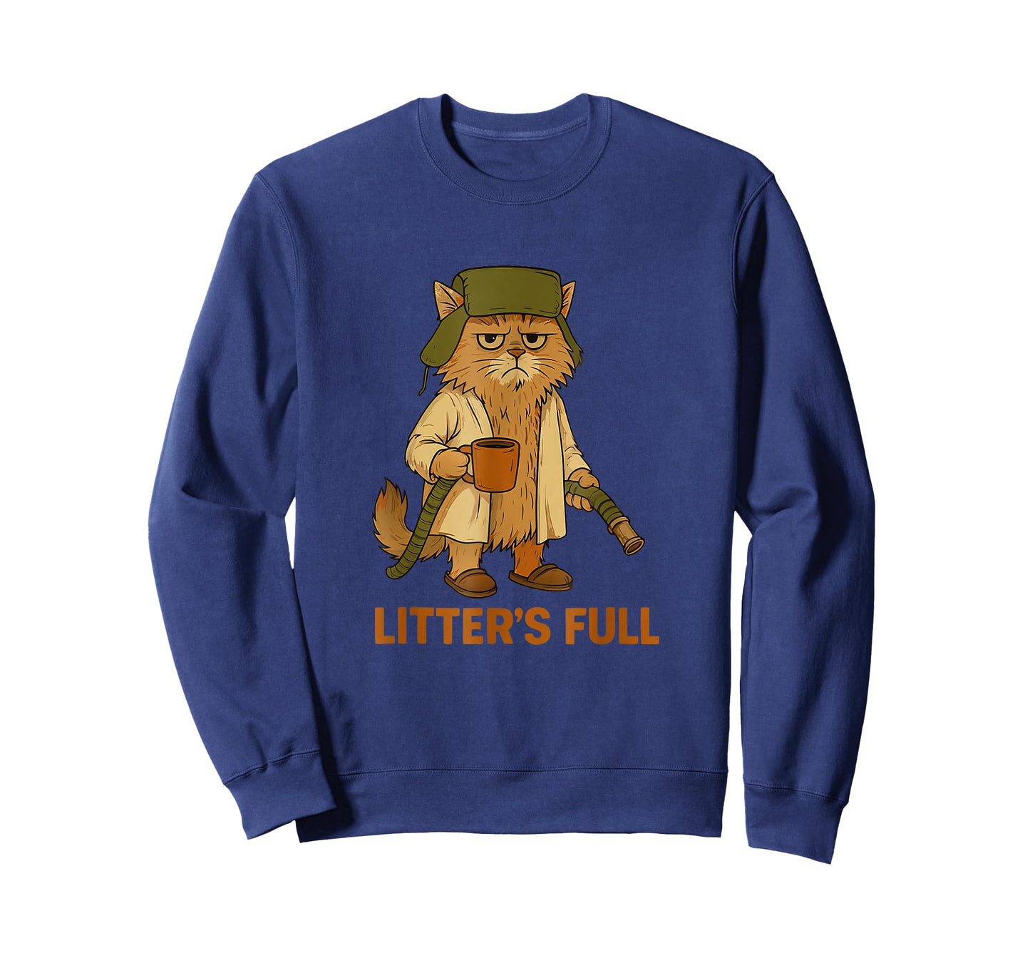 Litter’s Full Funny Cat Lovers Christmas for Men Women Kids T-Shirt