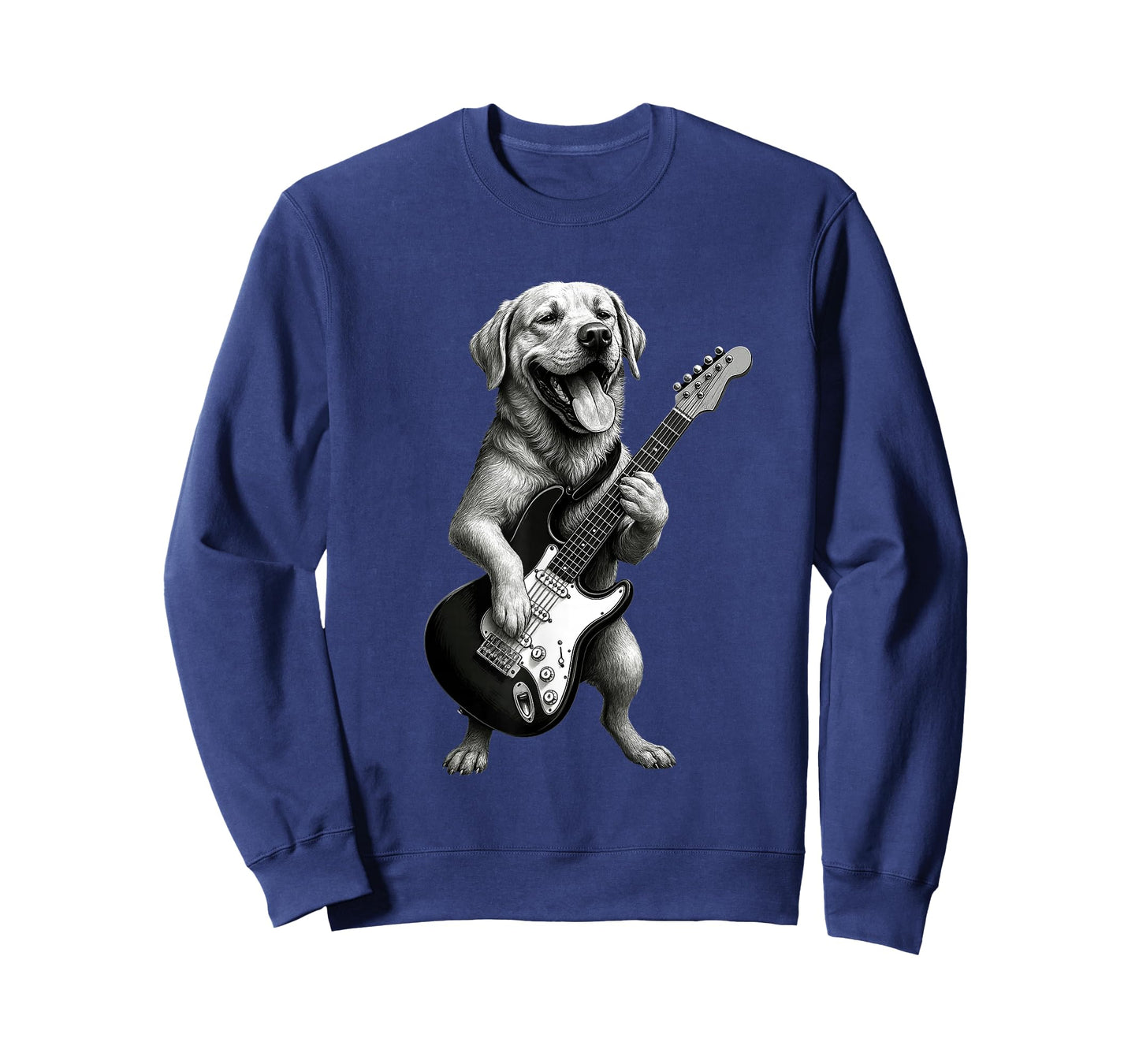 Labrador Retriever Playing Guitar Funny Dog Lover T-Shirt