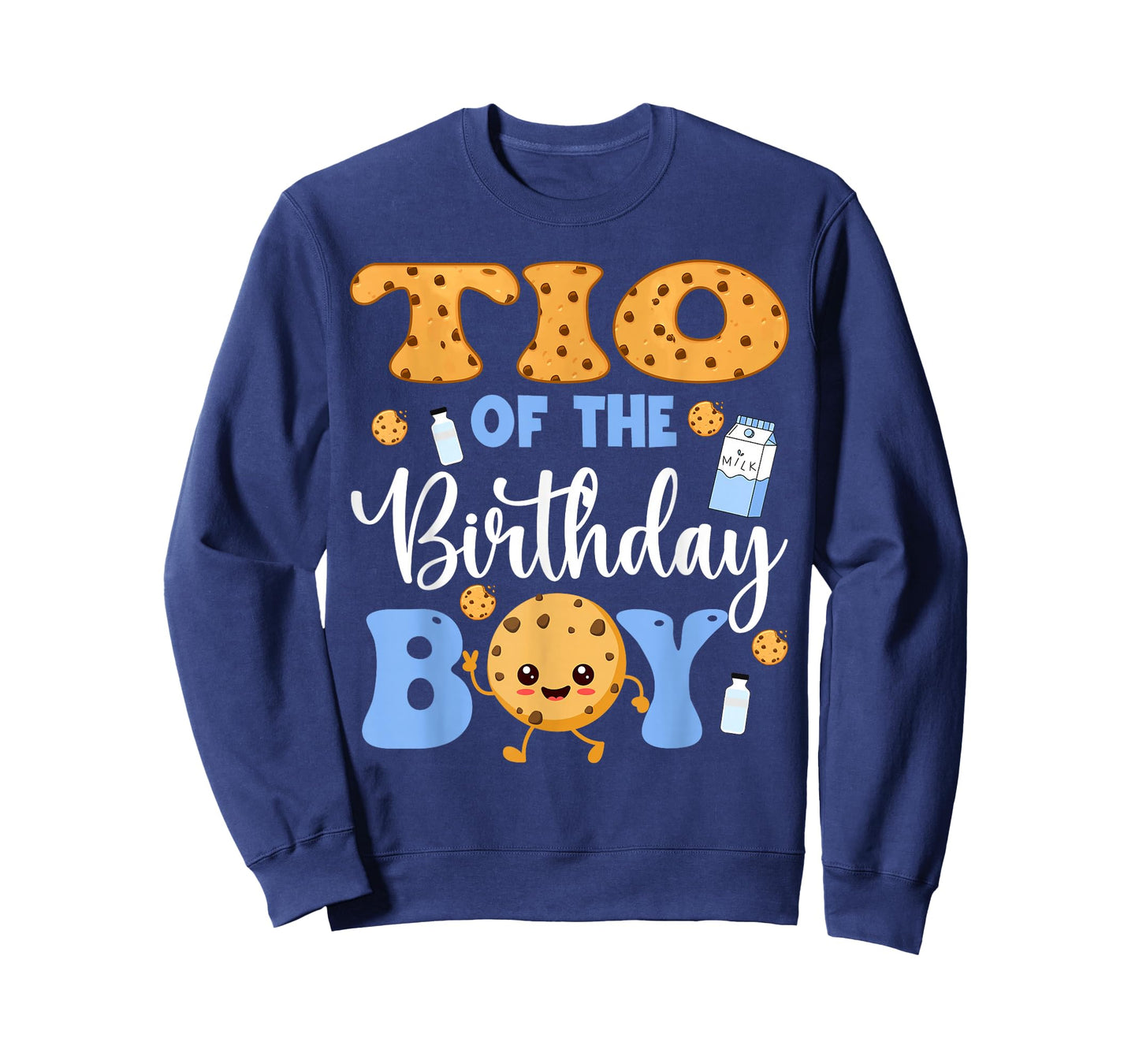 TIO of The Birthday Boy Funny Milk and Cookies Party T-Shirt