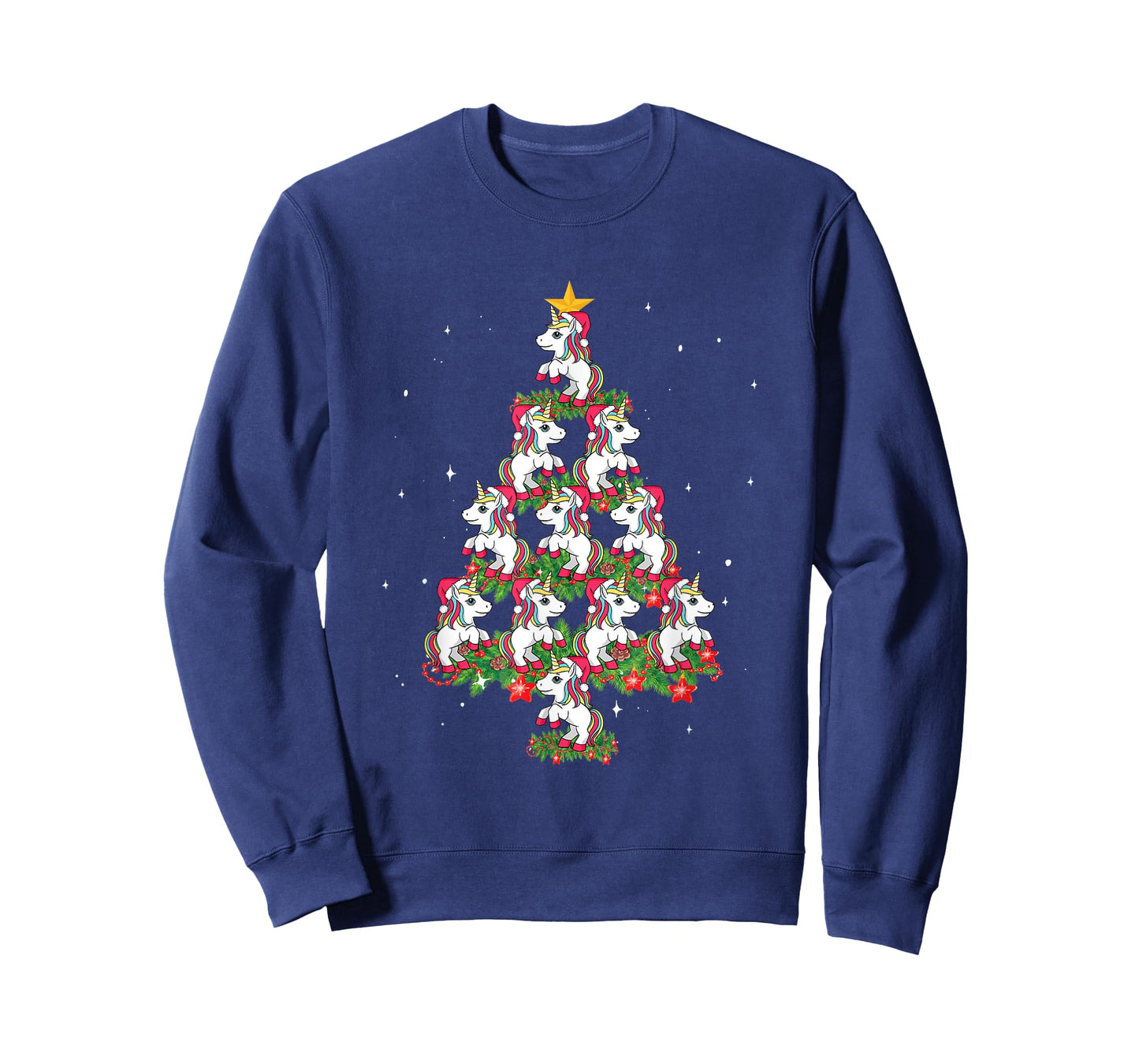 Unicorn Xmas Tree Ornaments Kids Magical Christmas Unicorn T-Shirt