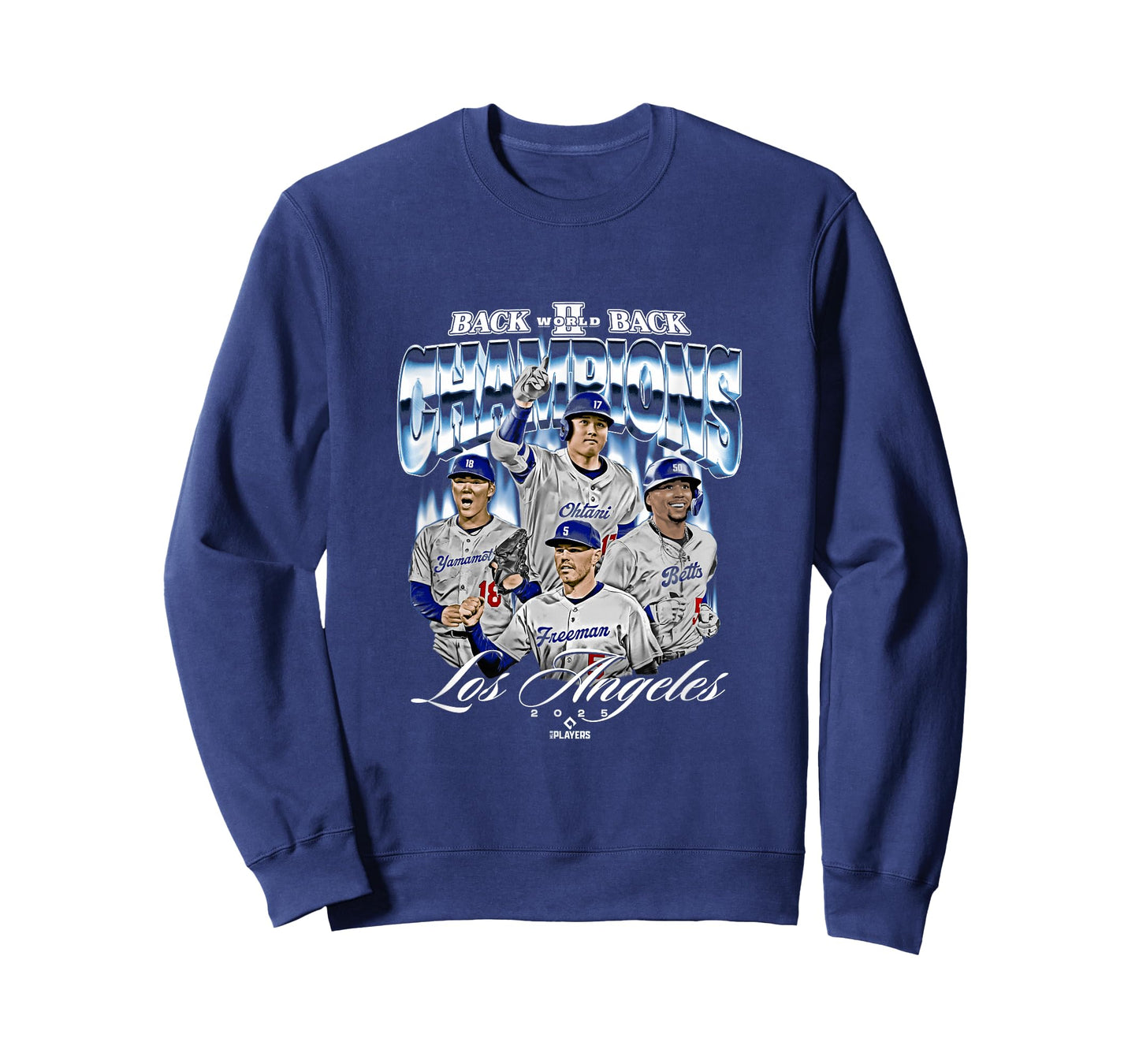 2025 Back to Back World Champions | Los Angeles D LA Series T-Shirt