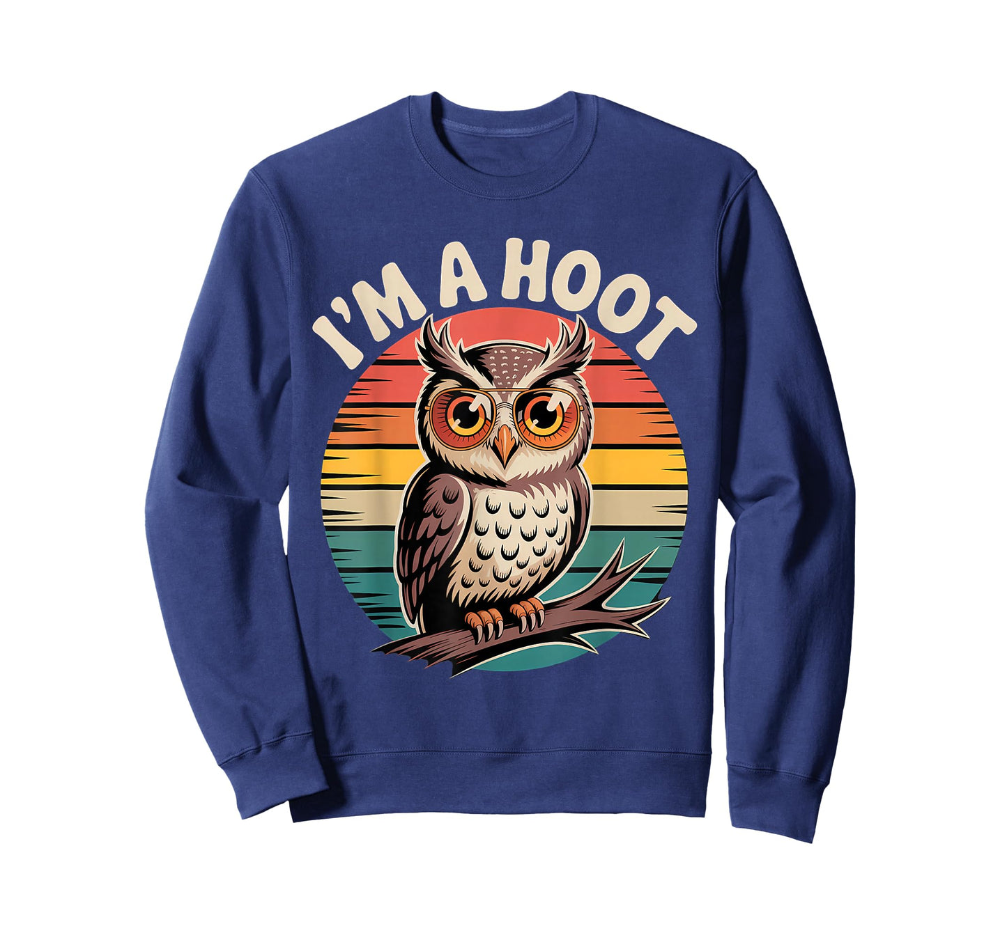 Retro I'm A Hoot Owl Bird Lover Sarcastic Jokes Funny Owl T-Shirt