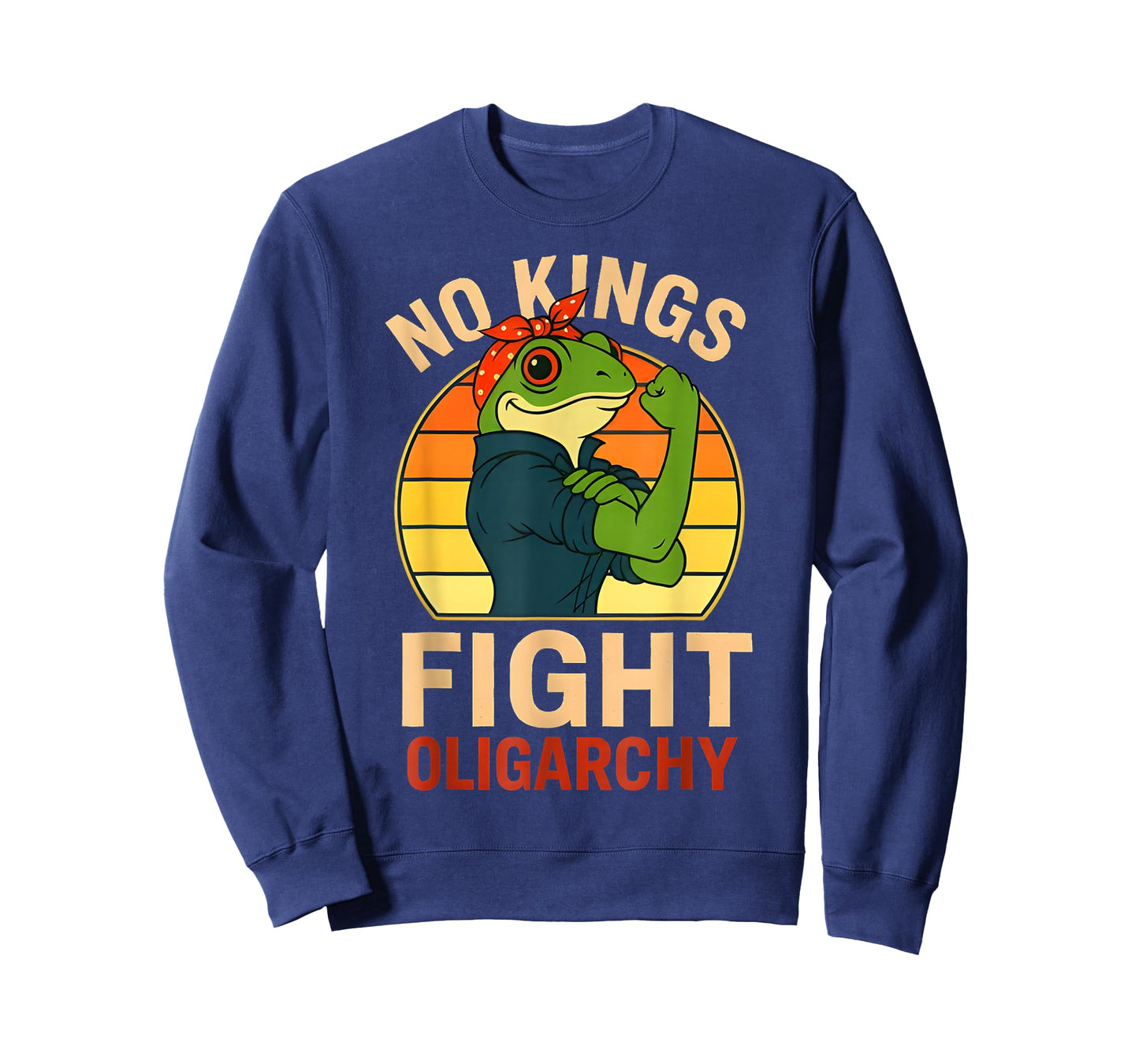 Retro No Kings Shirt Women Vintage Frog No Kings in America T-Shirt