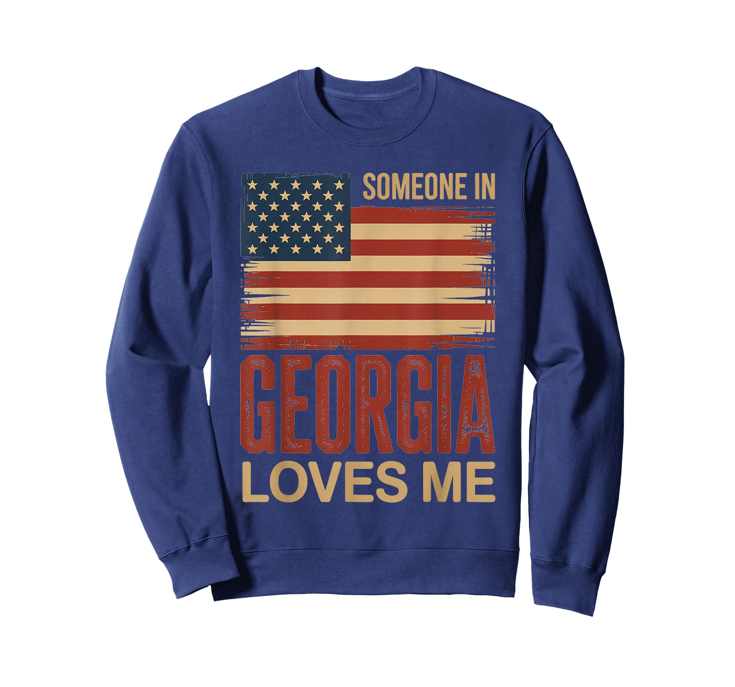 Someone in Georgia Loves Me US Flag T-Shirt