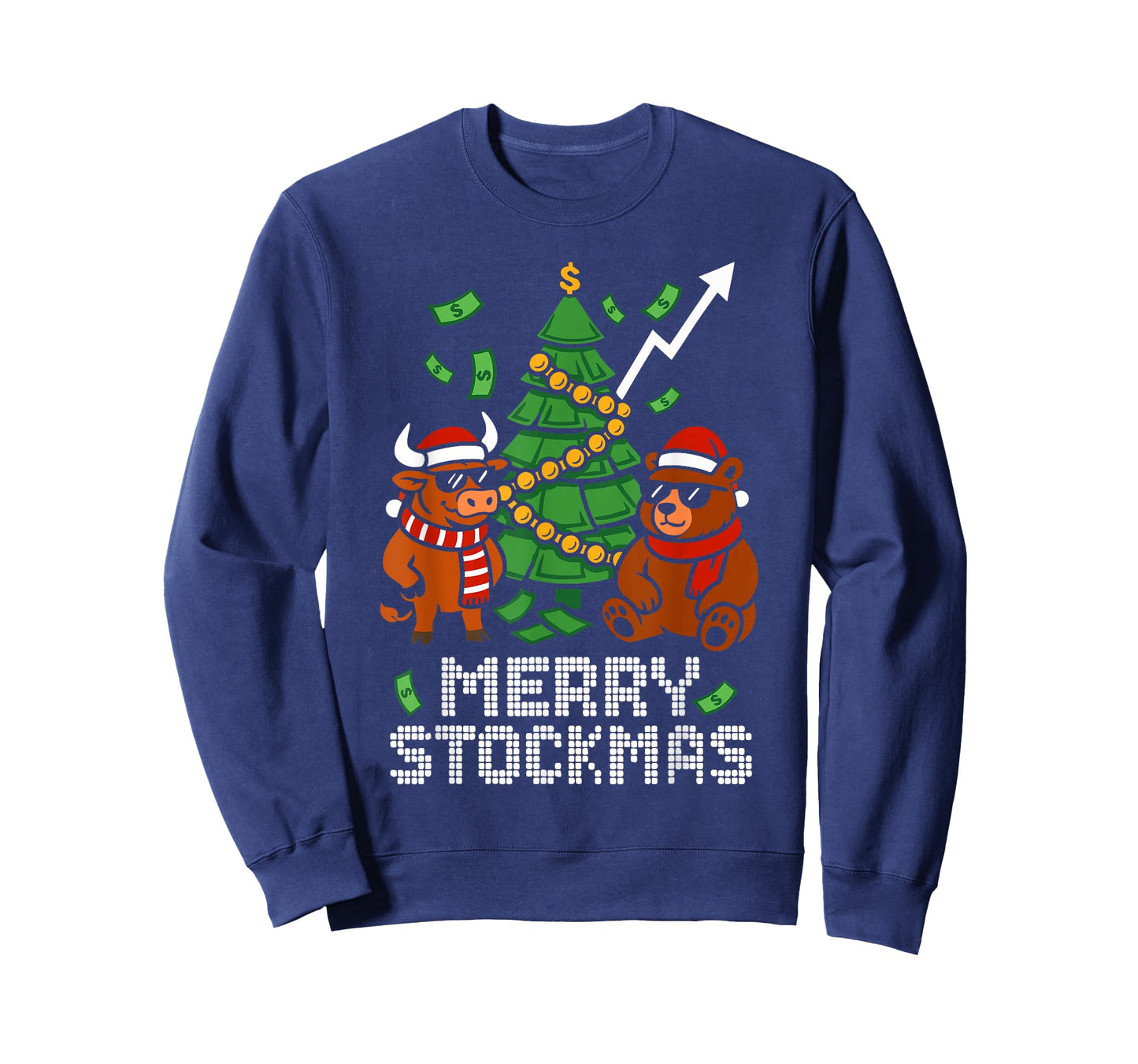 Investor Christmas Men Women Kids Funny Stock Market T-Shirt