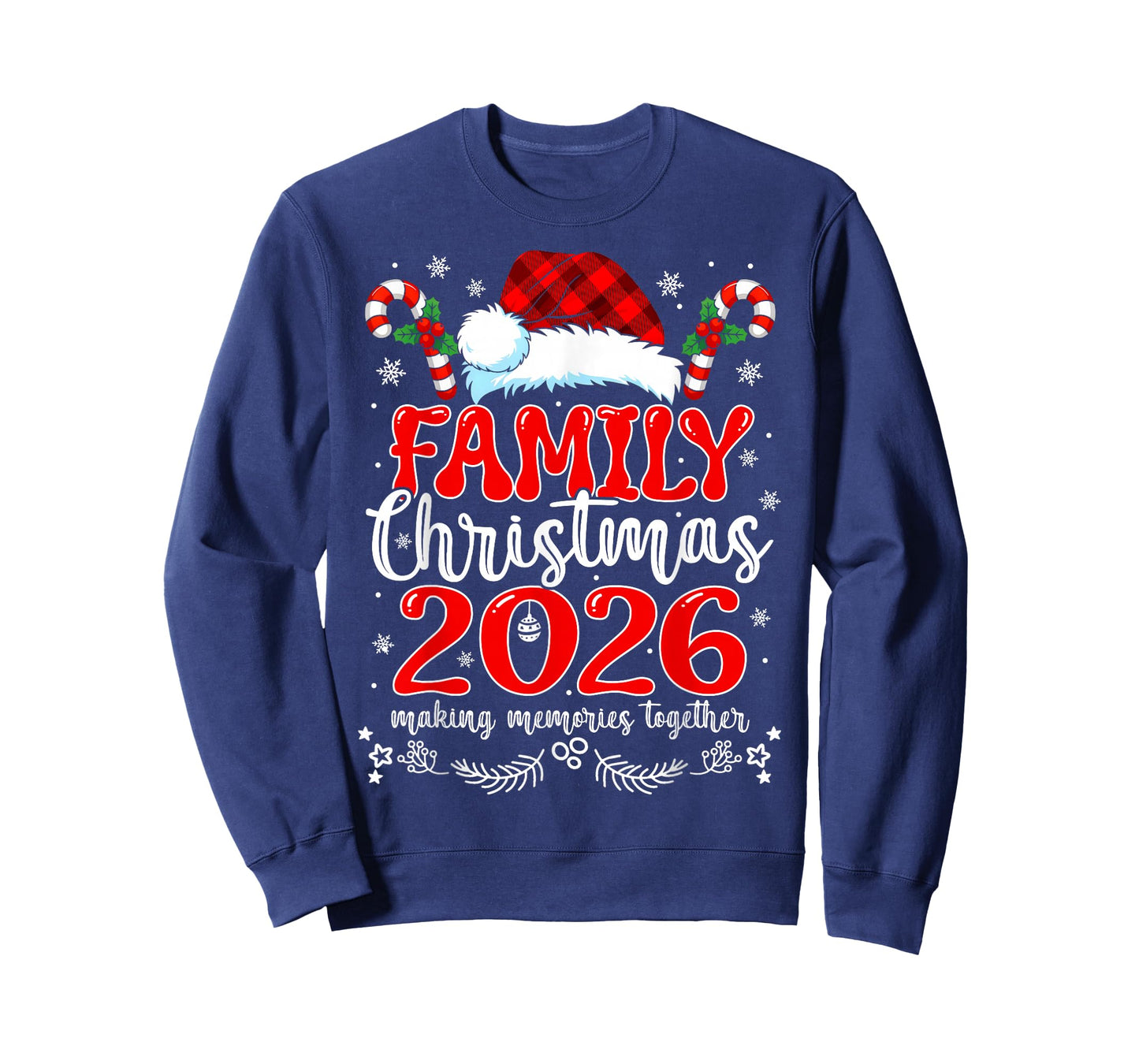 Matching Family Christmas 2026 Pajama Xmas Squad Funny T-Shirt