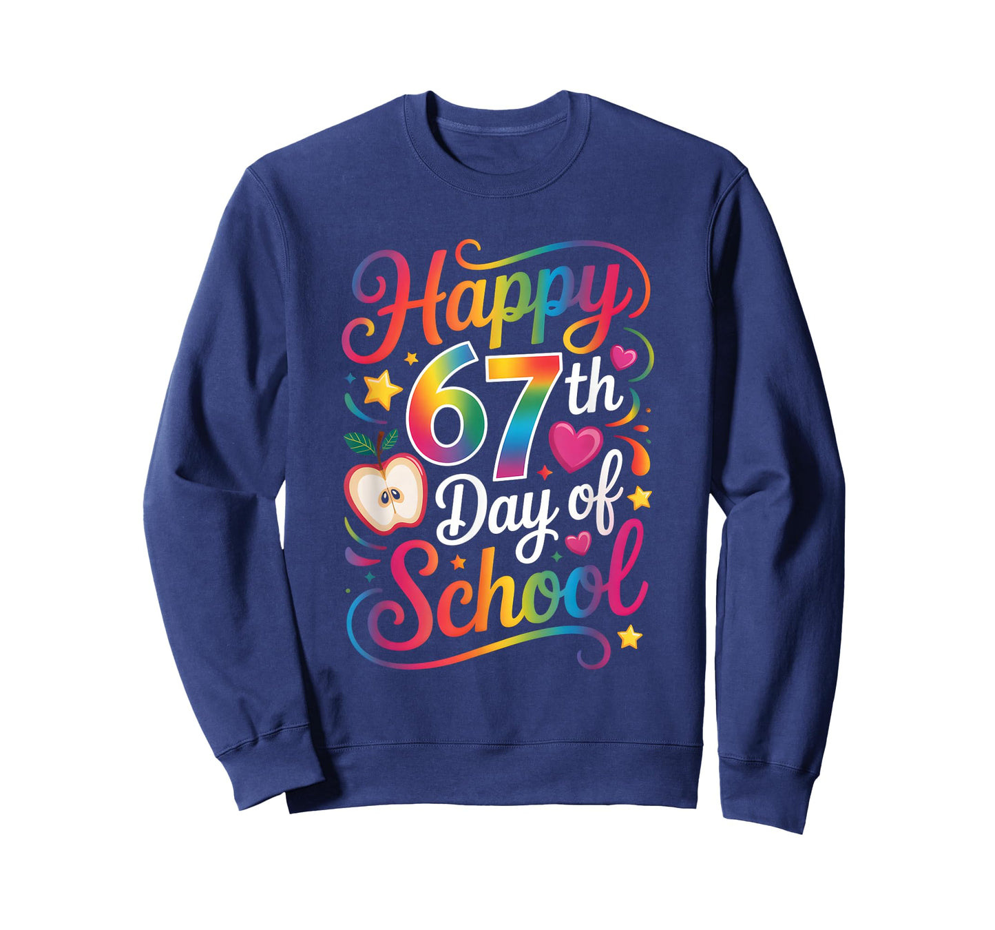 Happy 67 Days of School Six Seven Meme 100th Day of School T-Shirt