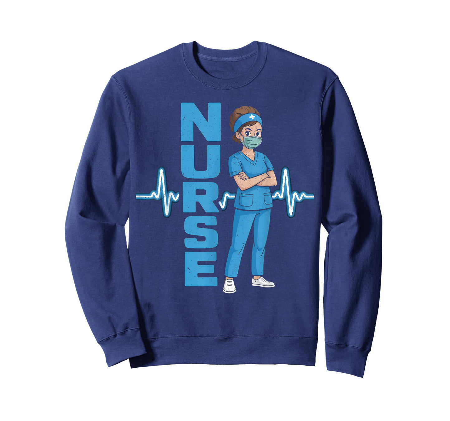 Nurse Uniform Face Mask Funny Nursing, Nurses Lover T-Shirt