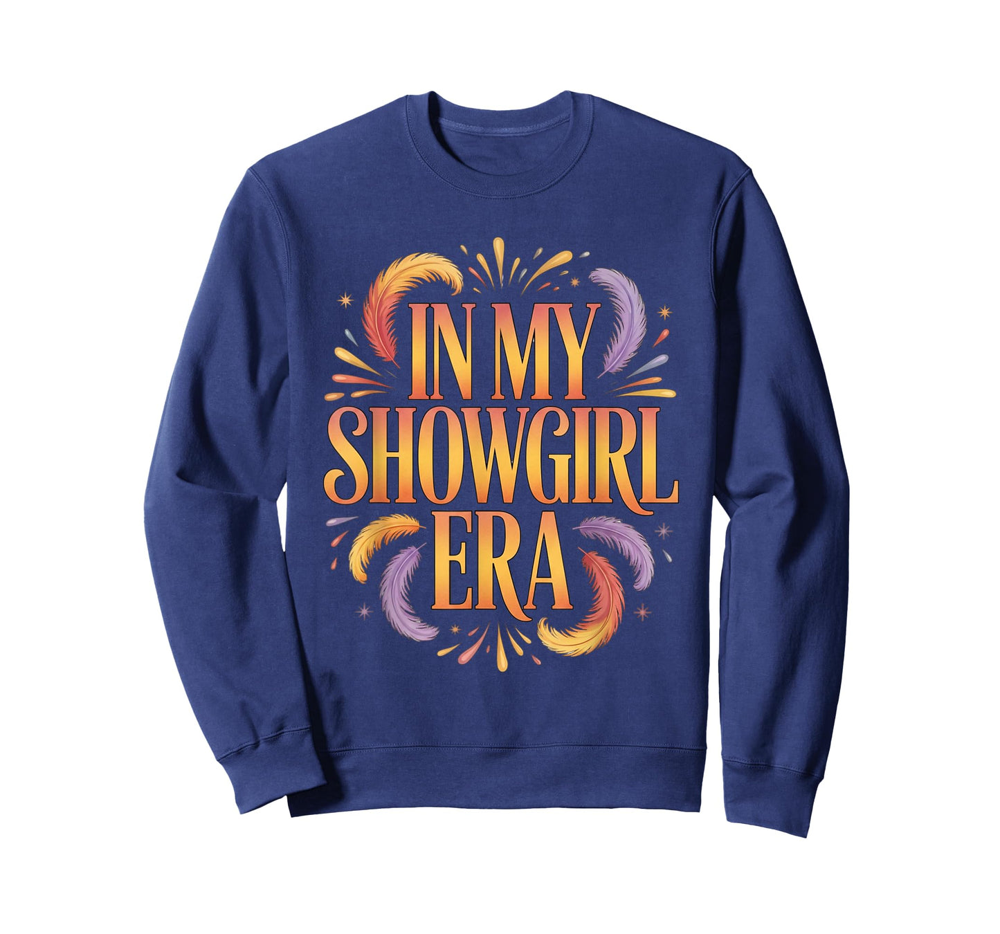 in My Showgirl Era Feather Sparkle Retro Style T-Shirt