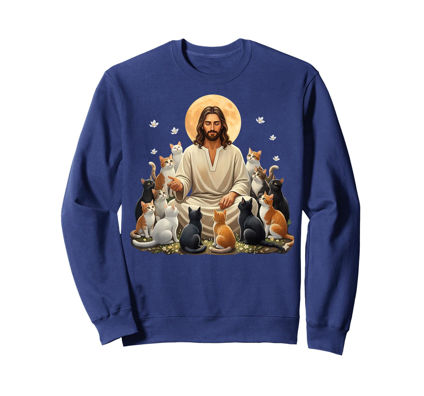 Cats and Jesus Christ Christian T-Shirt