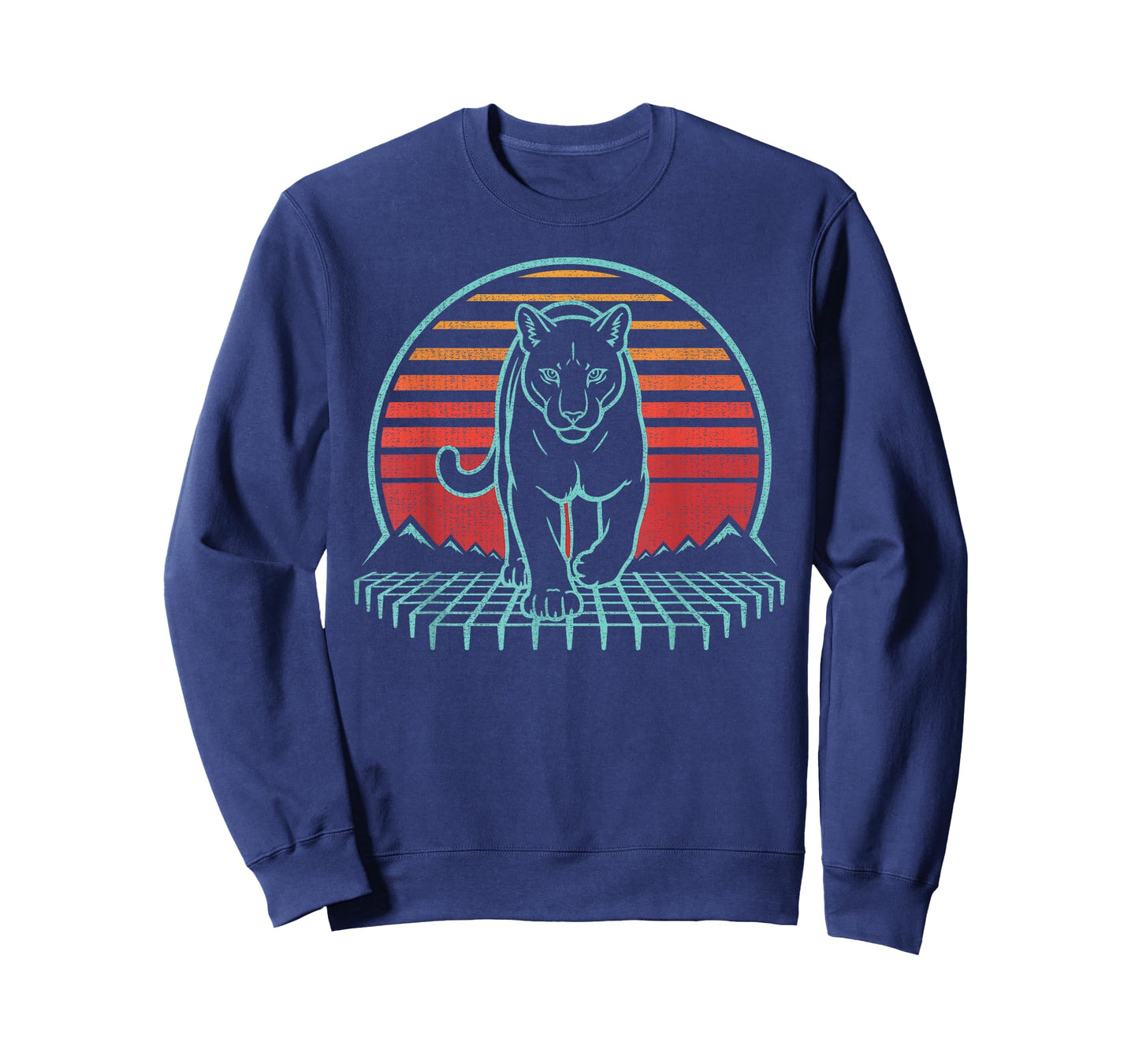 Cougar Animal Retro Vintage 80s T-Shirt