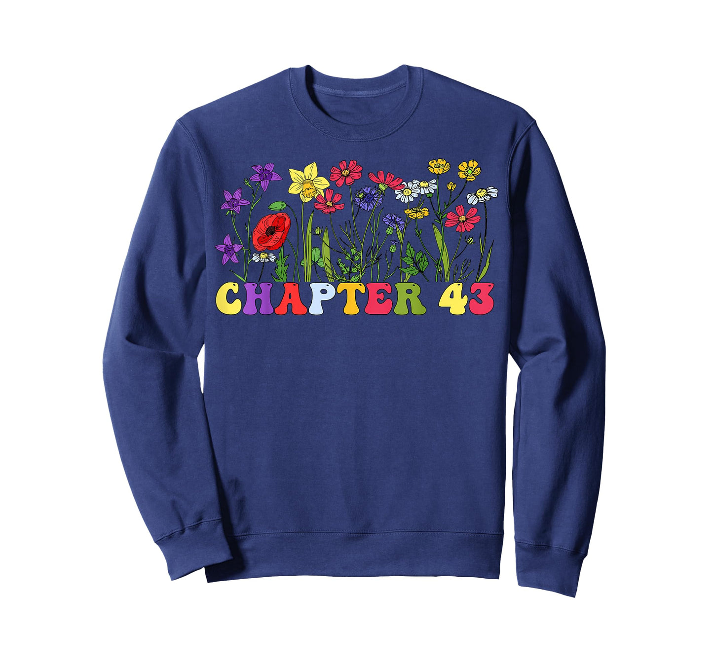 Chapter 43rd Birthday Bookworm 43 Years Old for Book Loves T-Shirt