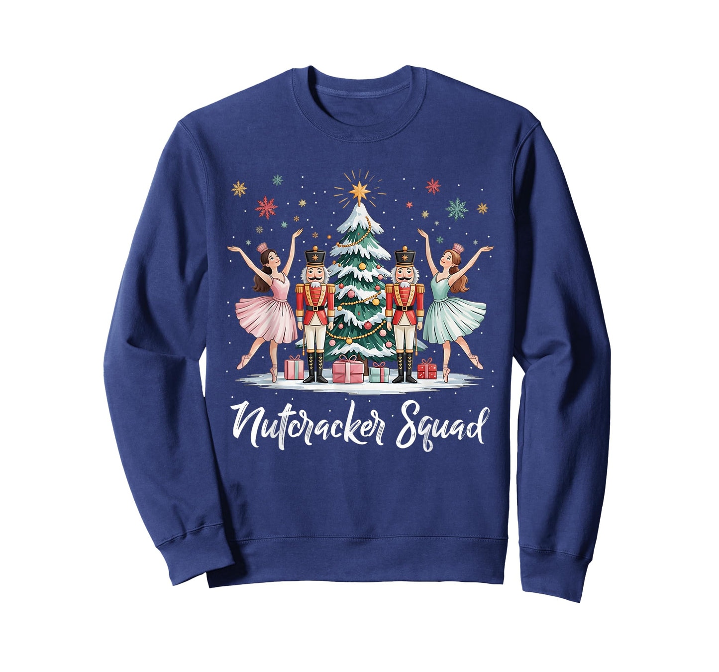 Christmas Nutcracker Squad Ballet Dance Women Kids Girls T-Shirt