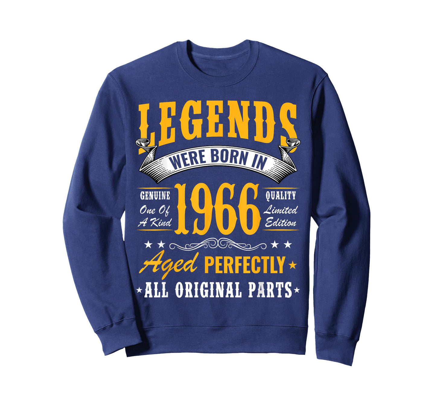 Vintage 60 Birthday Shirt for Men Legends were Born in 1966 T-Shirt