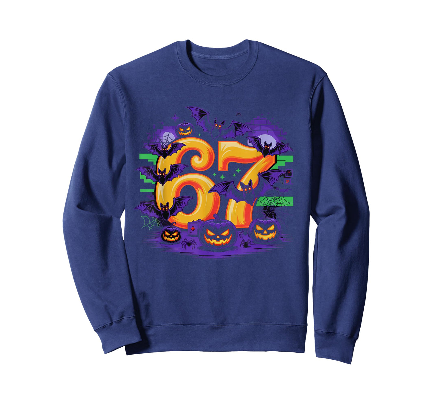 Number 6 Funny Meme Saying 6 7 Six Seven Halloween Costume T-Shirt