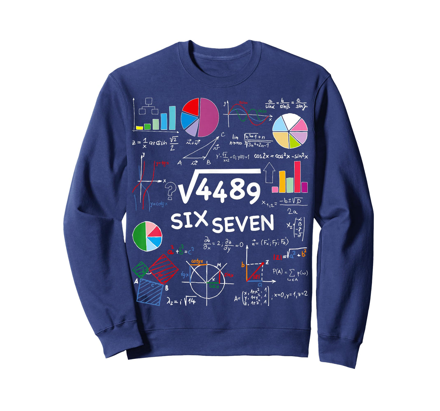 67 Meme Square Root of 4489 Six Seven for Math Nerd Slang T-Shirt