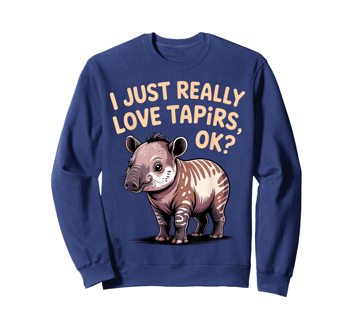 Funny Tapir Art for Men Women Zoo Animal Zookeeper Tapir T-Shirt