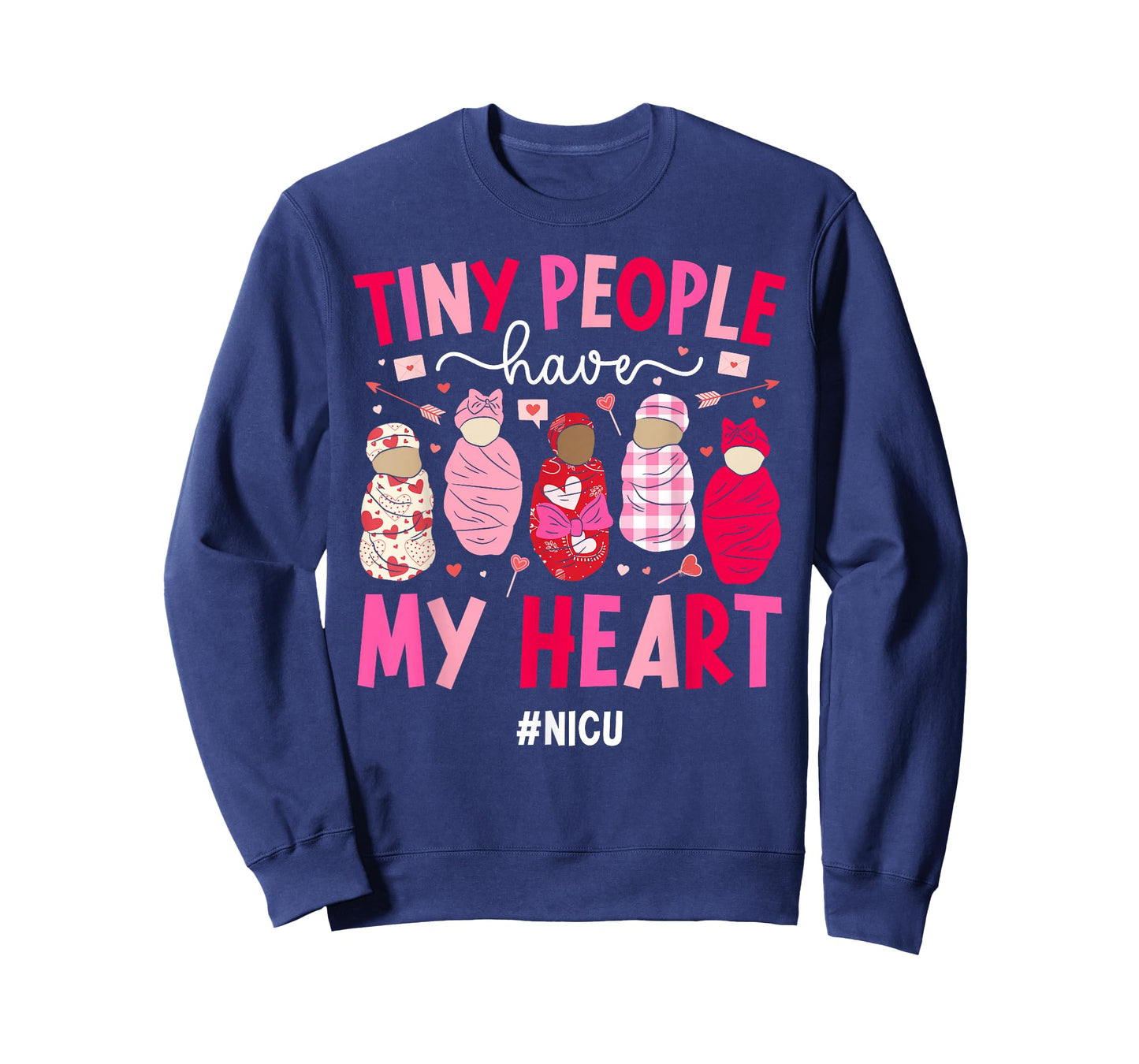 Valentine NICU Nurse Valentines Day Neonatal ICU Nurse T-Shirt