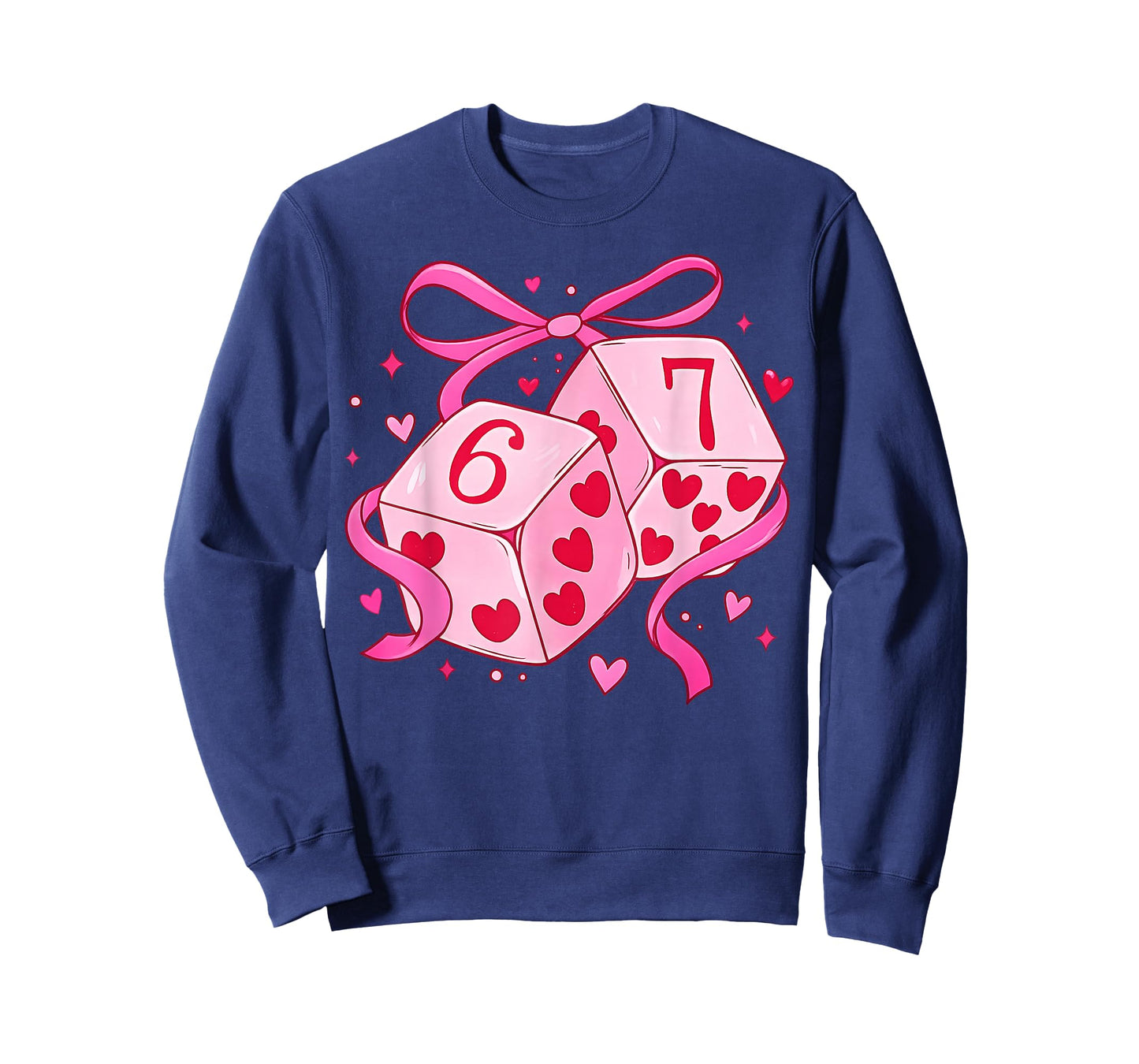 Preppy 67 Valentine Six Seven Dice 6 7 Men Women Kids T-Shirt