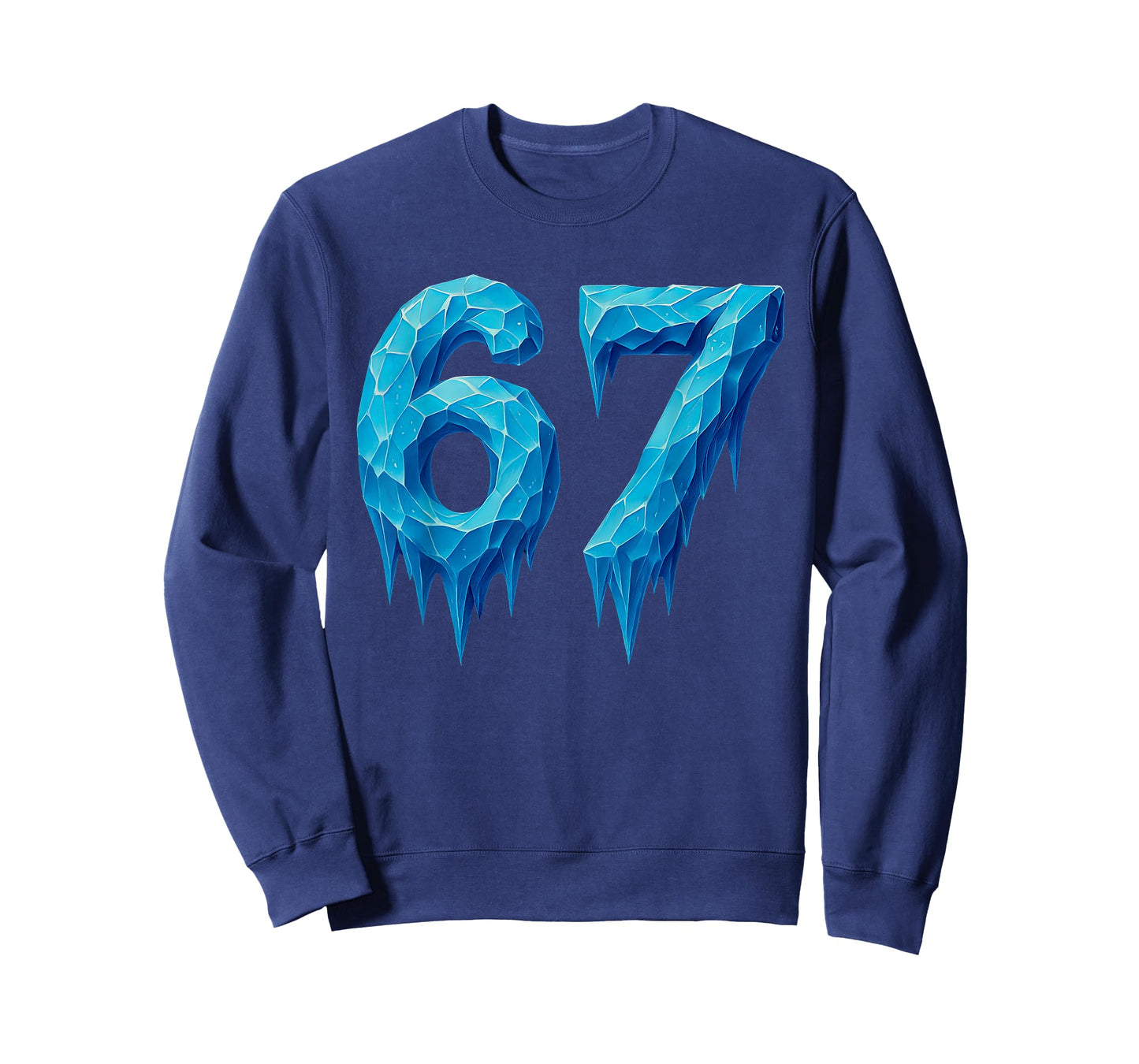 67 Six Seven 6-7 Frozen Ice - Funny Teen Kids Brainrot Meme T-Shirt