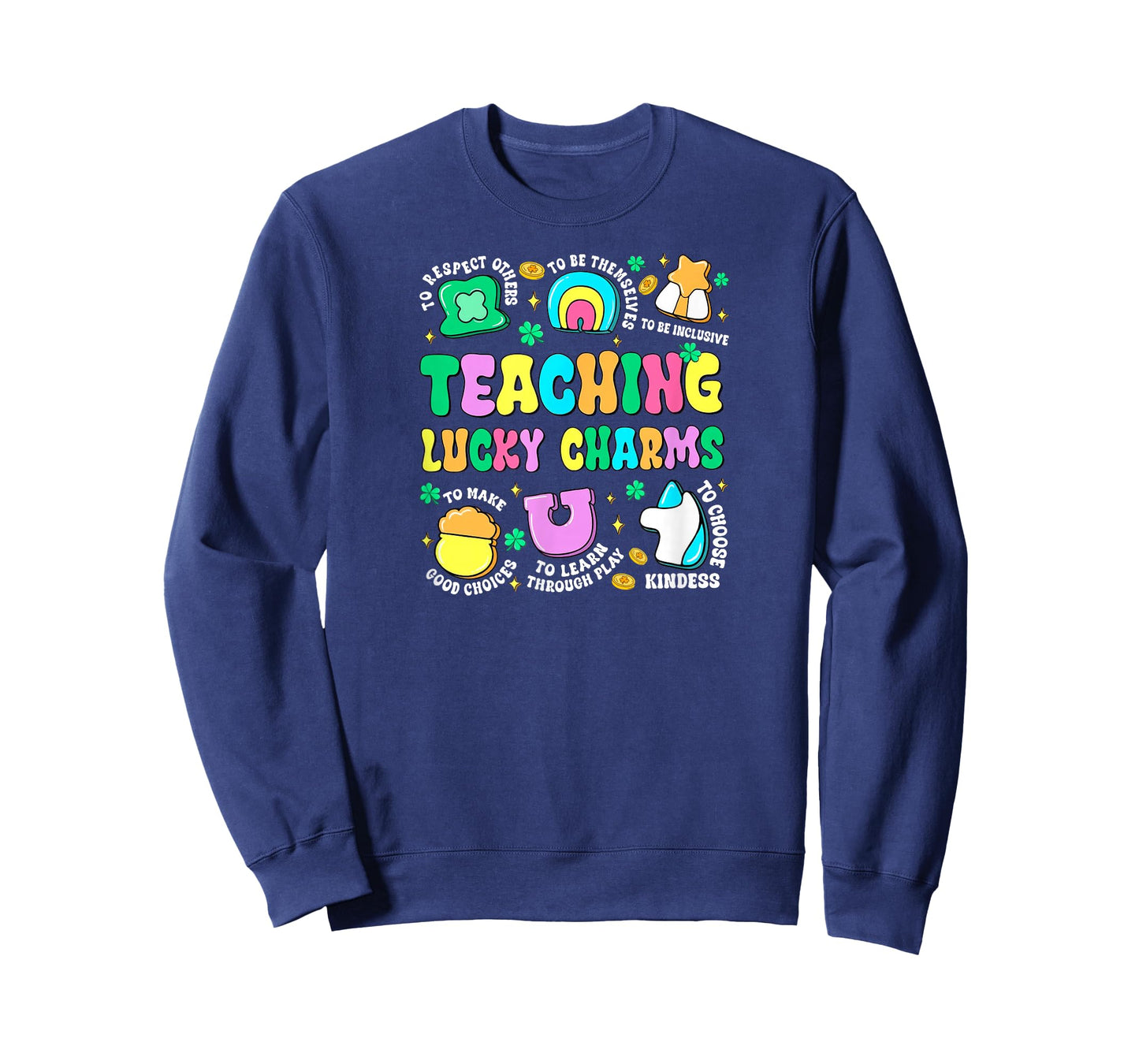 St Patricks Day Special Education Teaching Lucky Charms T-Shirt