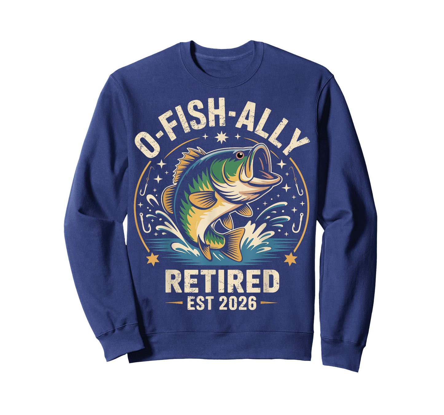 O-Fish-Ally Retired 2026 Fisherman Fishing Retirement Men T-Shirt