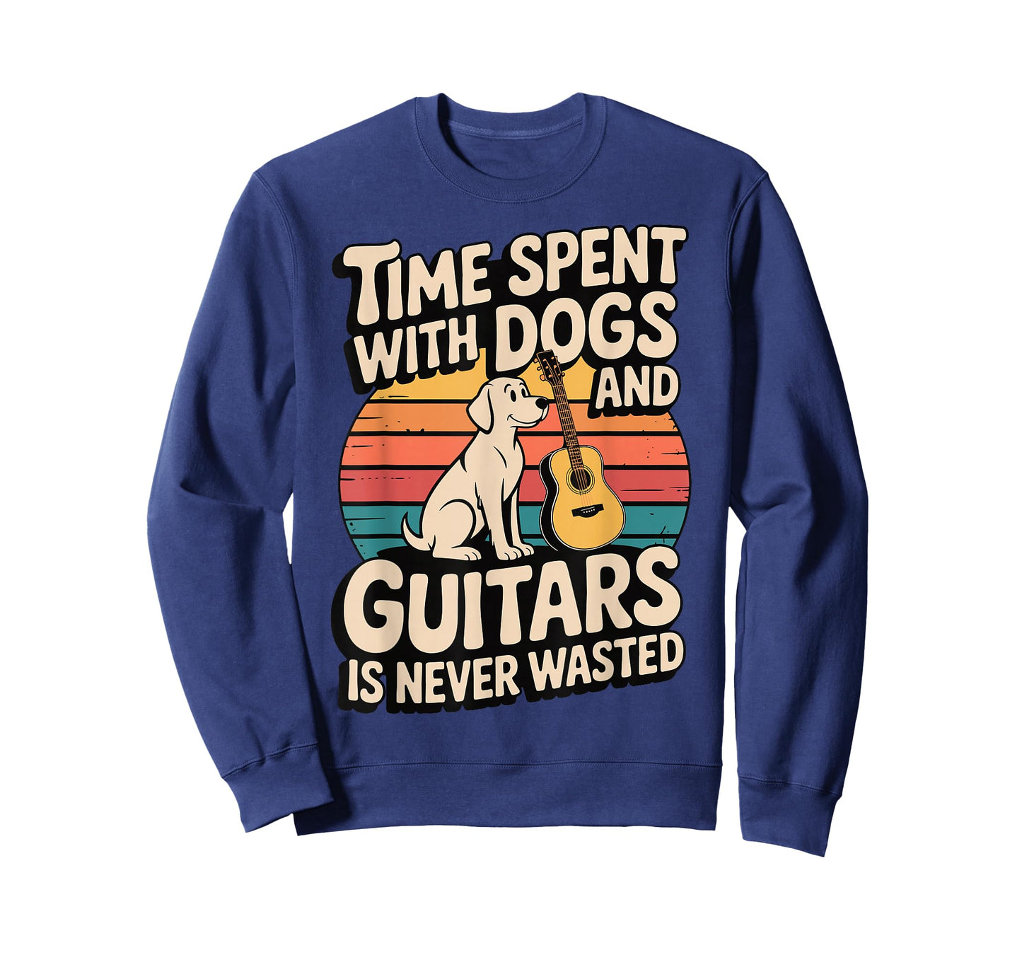 Time Spent with Dogs and Guitars is Never Wasted T-Shirt
