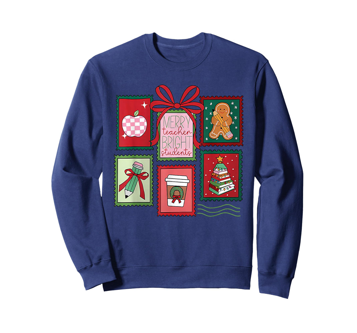 Christmas Teacher Stamps T-Shirt