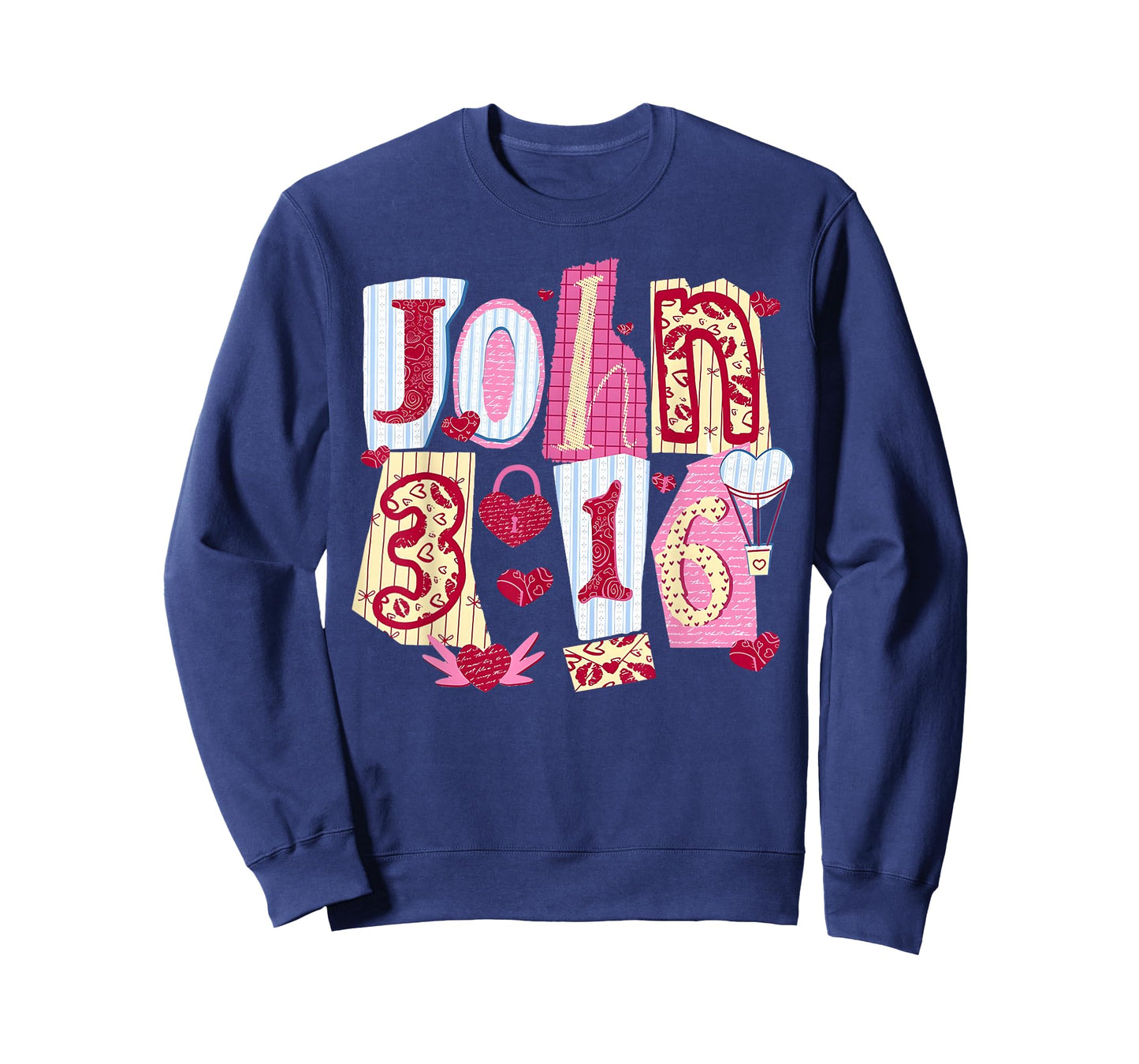 Valentine John 3:16 Loved Coquette Hearts Christian T-Shirt