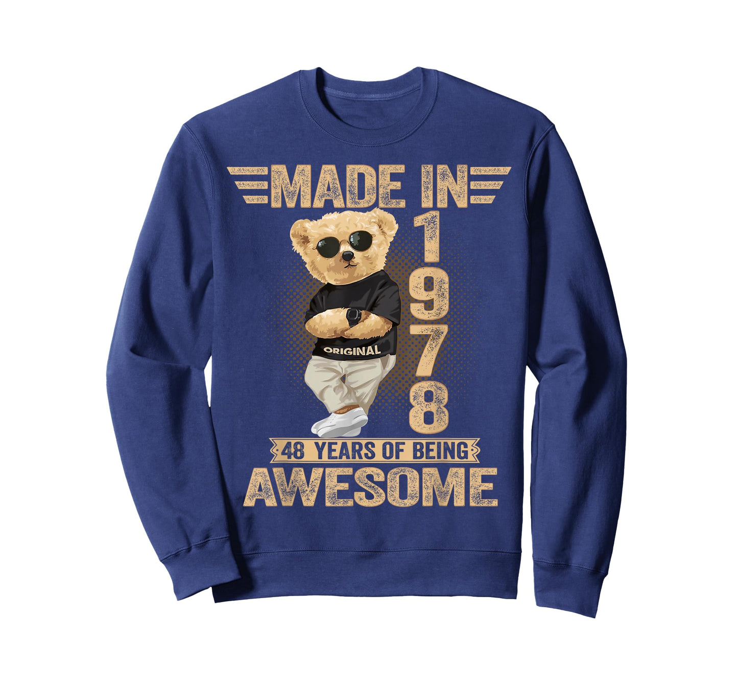 48 Year Old Made in 1978 Teddy Bear 48th Birthday Men Women T-Shirt