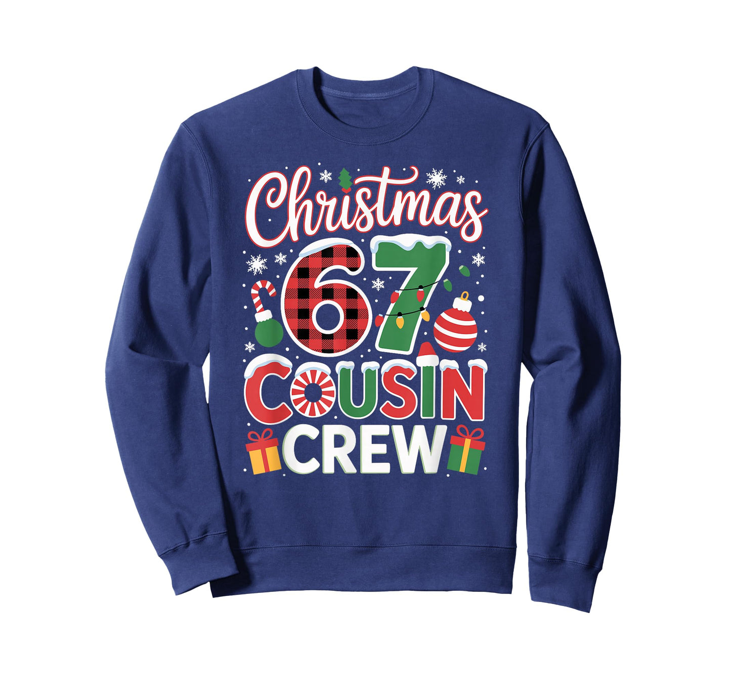 Christmas Cousin Crew 67 Holiday Fun Matching T-Shirt