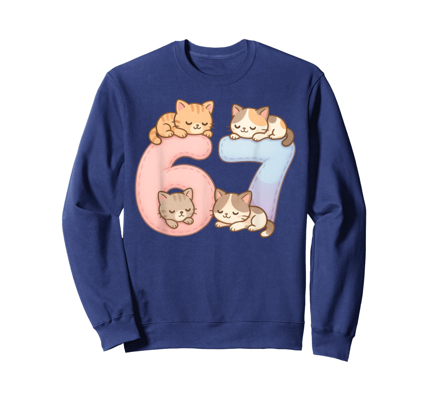 Funny Cat 67 Six Seven Meme T-Shirt